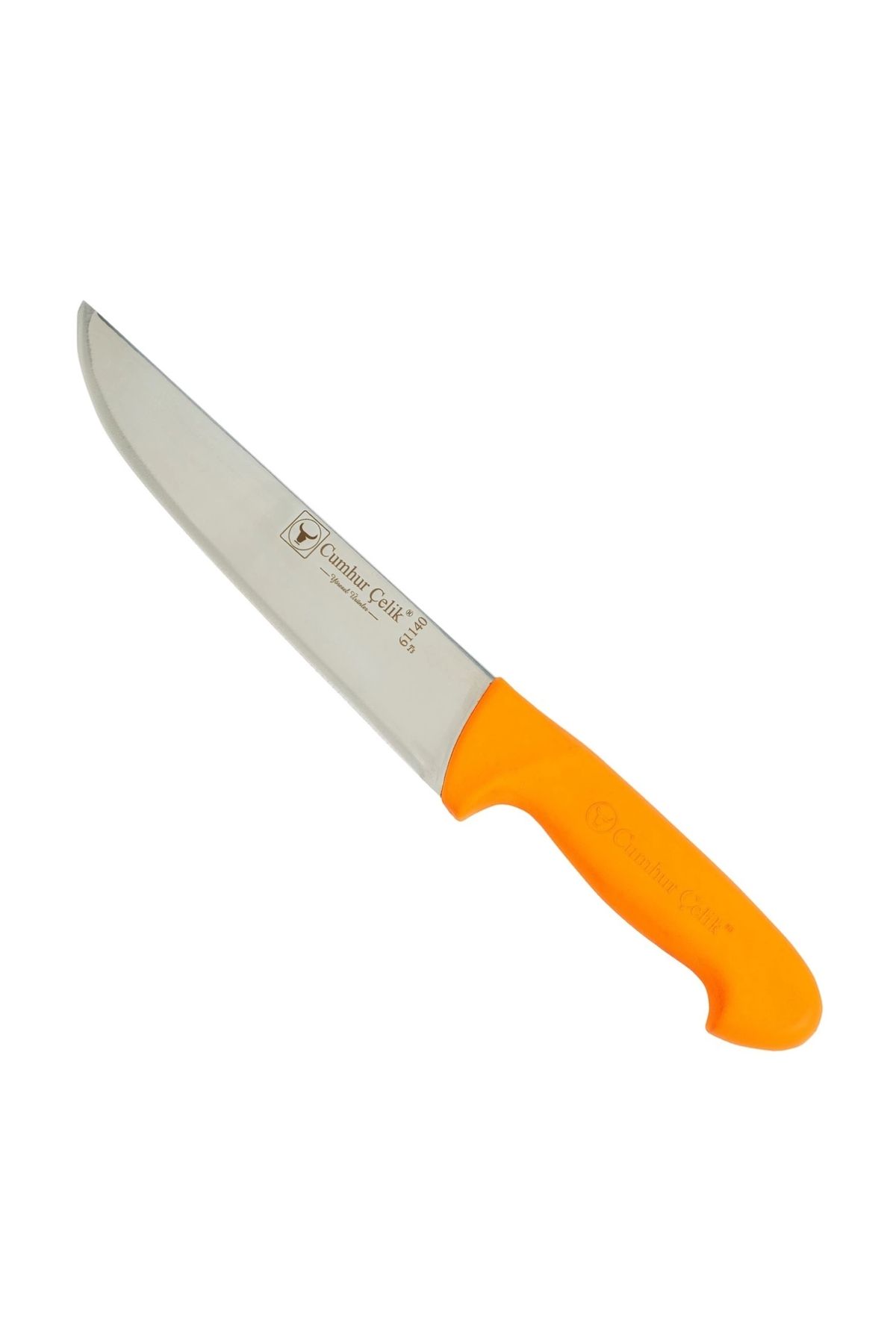 Marsilyan Sürmene Cumhur Çelik 61140 Kasap Bıçağı, 20 cm, Kaymaz Sap