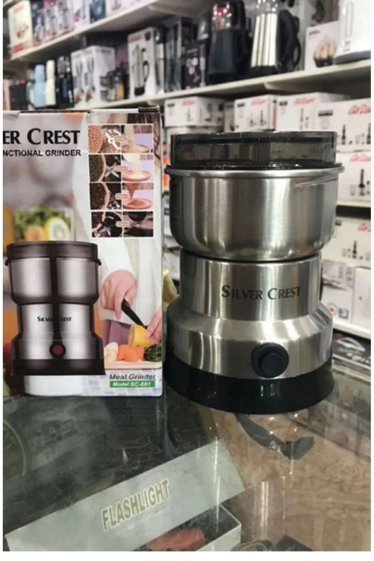 Bigpro 350watt 4 Bıçaklı Silver Crest Paslanmaz Çelik Kahve Ve Baharat Öğütücü