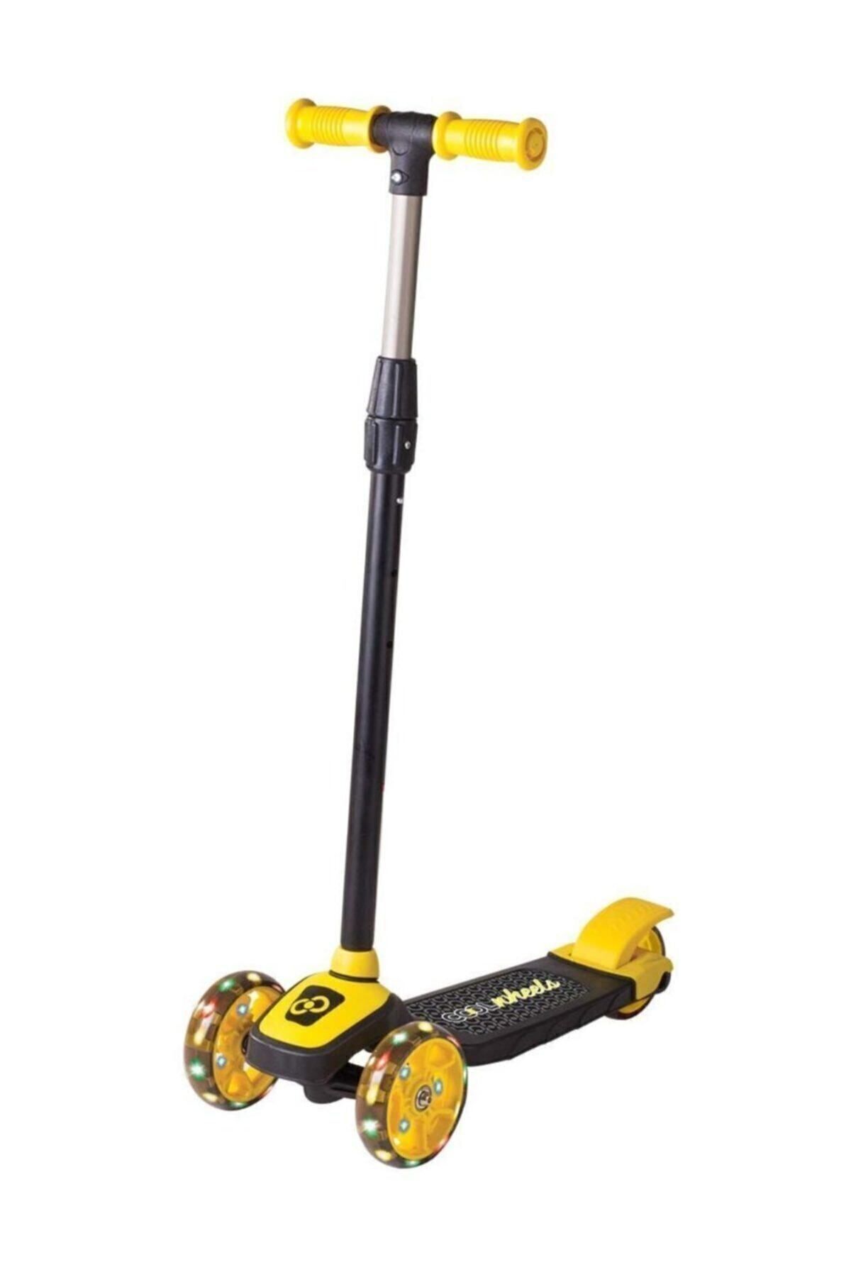 Mhm Collections Led Işıklı 3 Tekerlekli Yükseklik Ayarlı Twist Çocuk Scooter +3 Yaş