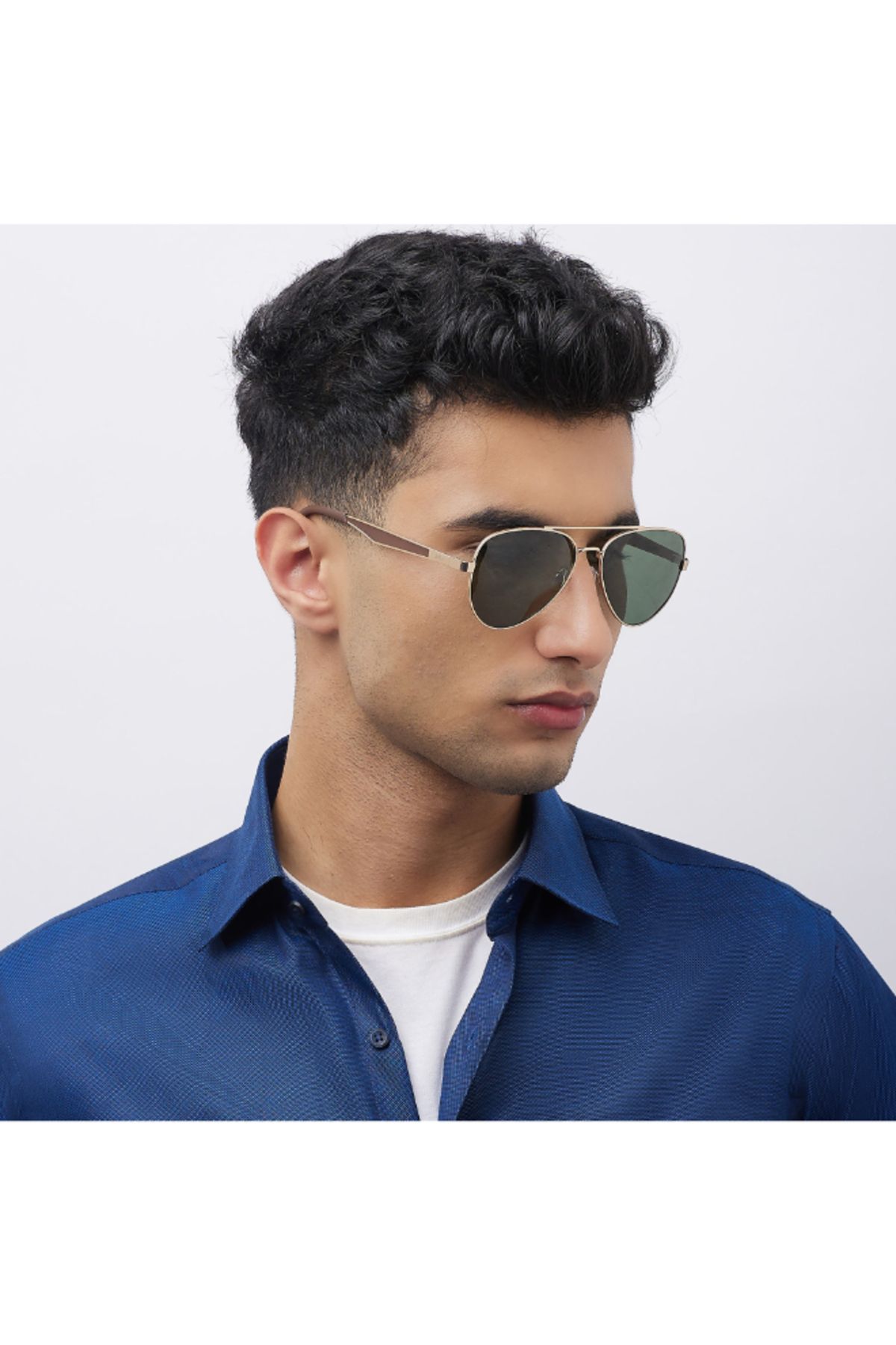 Lee Cooper-Polarized Sunglasses G15 Frame Gold Mirror Lens 47mm - LC1220C03 7