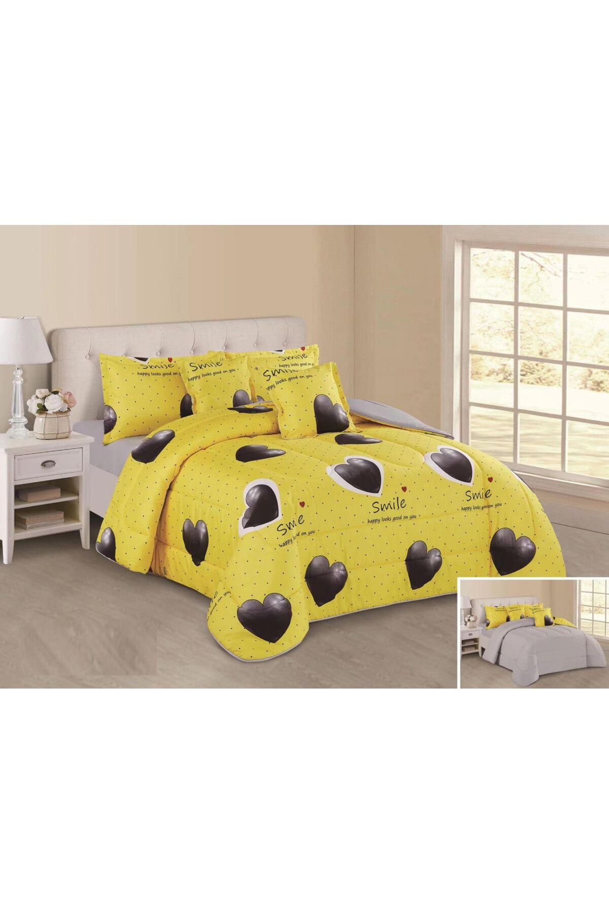 HOURS-Rosemary-006 Romantic Horse Duvet Set, 6 Pieces, Double 1
