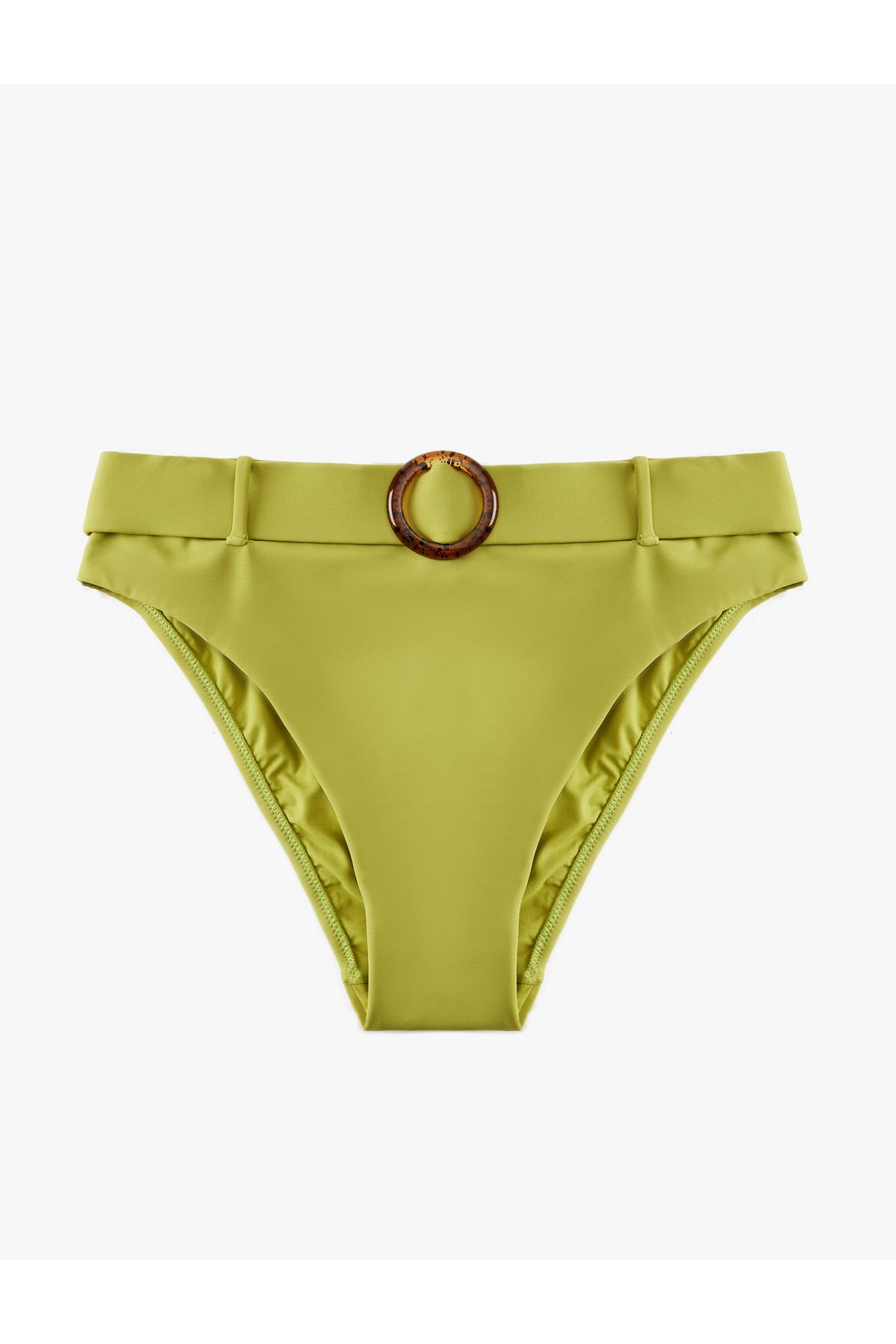 Koton Astarlı Kemerli Yüksek Bel Bikini Altı
