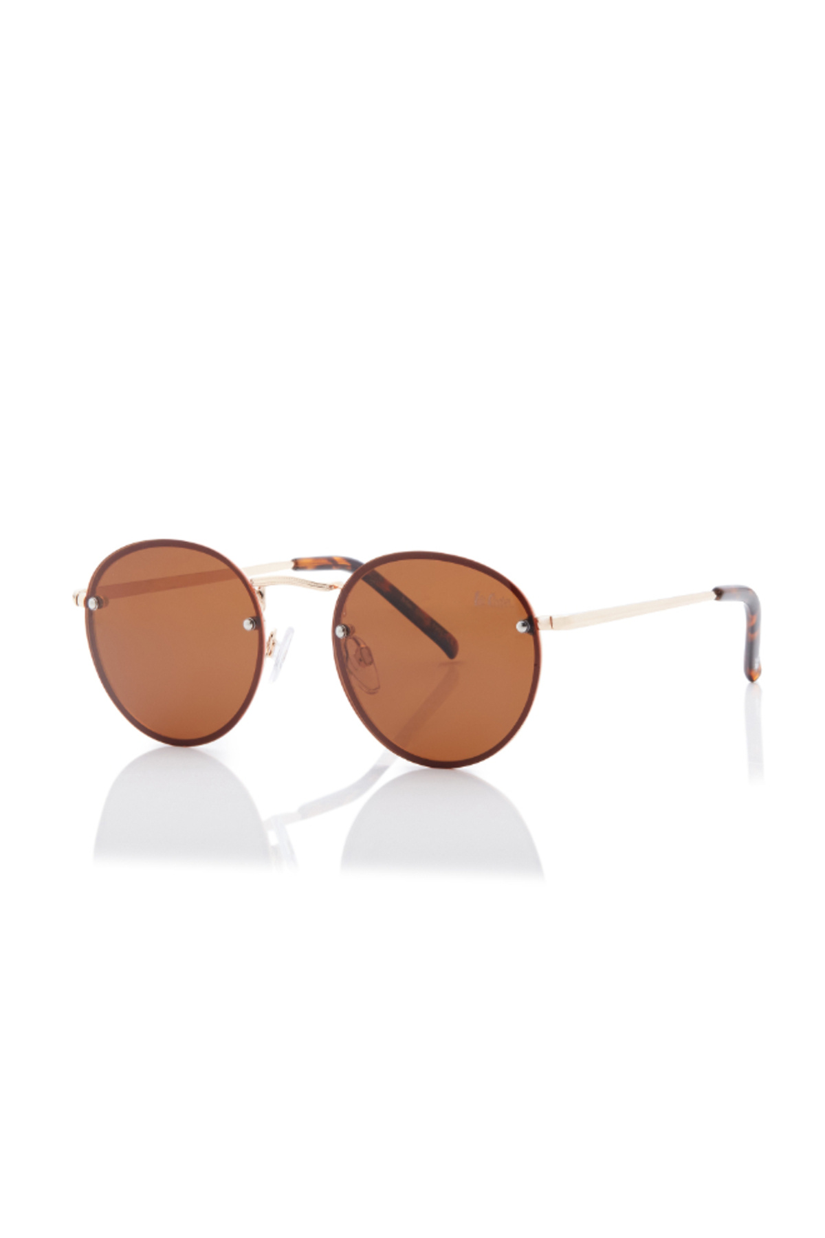 Lee Cooper-Polarized Sunglasses Gold Frame Brown Mirror Lens 53mm - LC1212C01 2