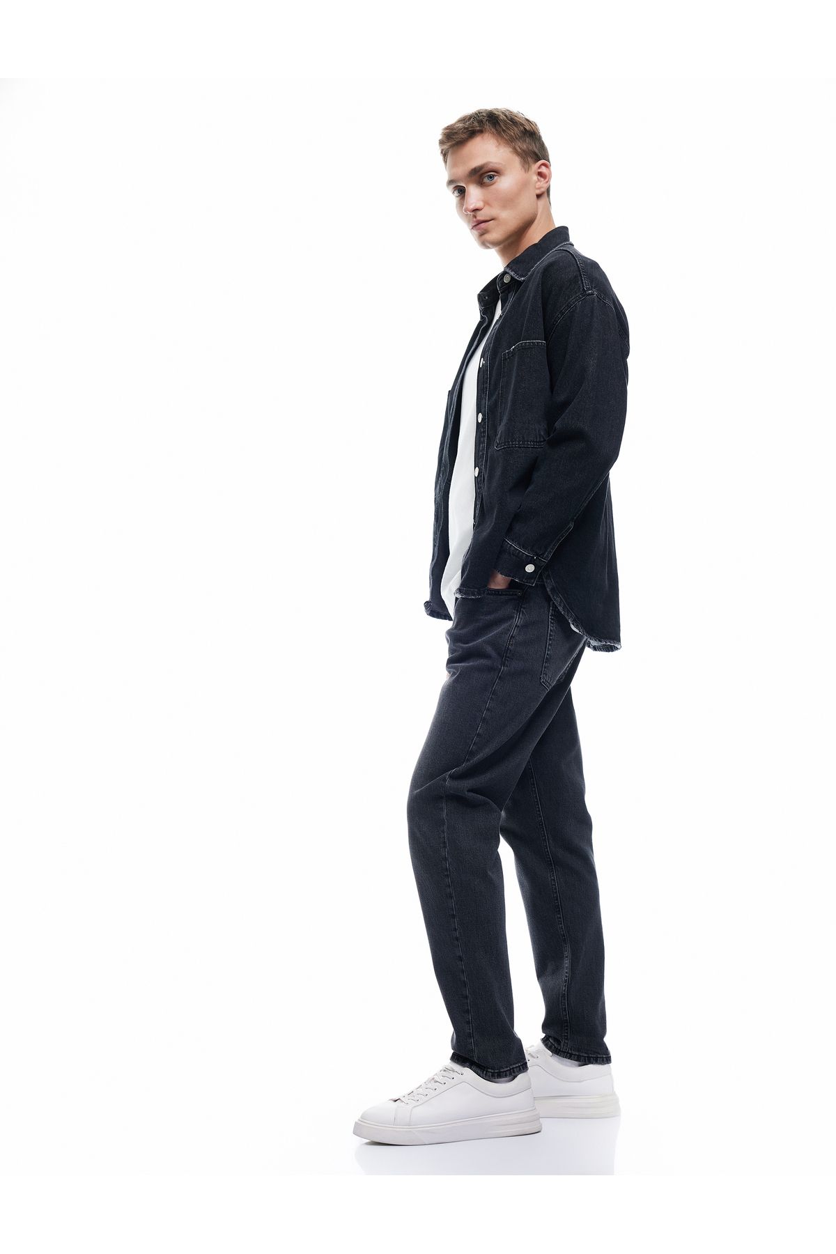 Koton Pamuklu Normal Bel Tapered Fit Jean Pantolon - Joe Jean