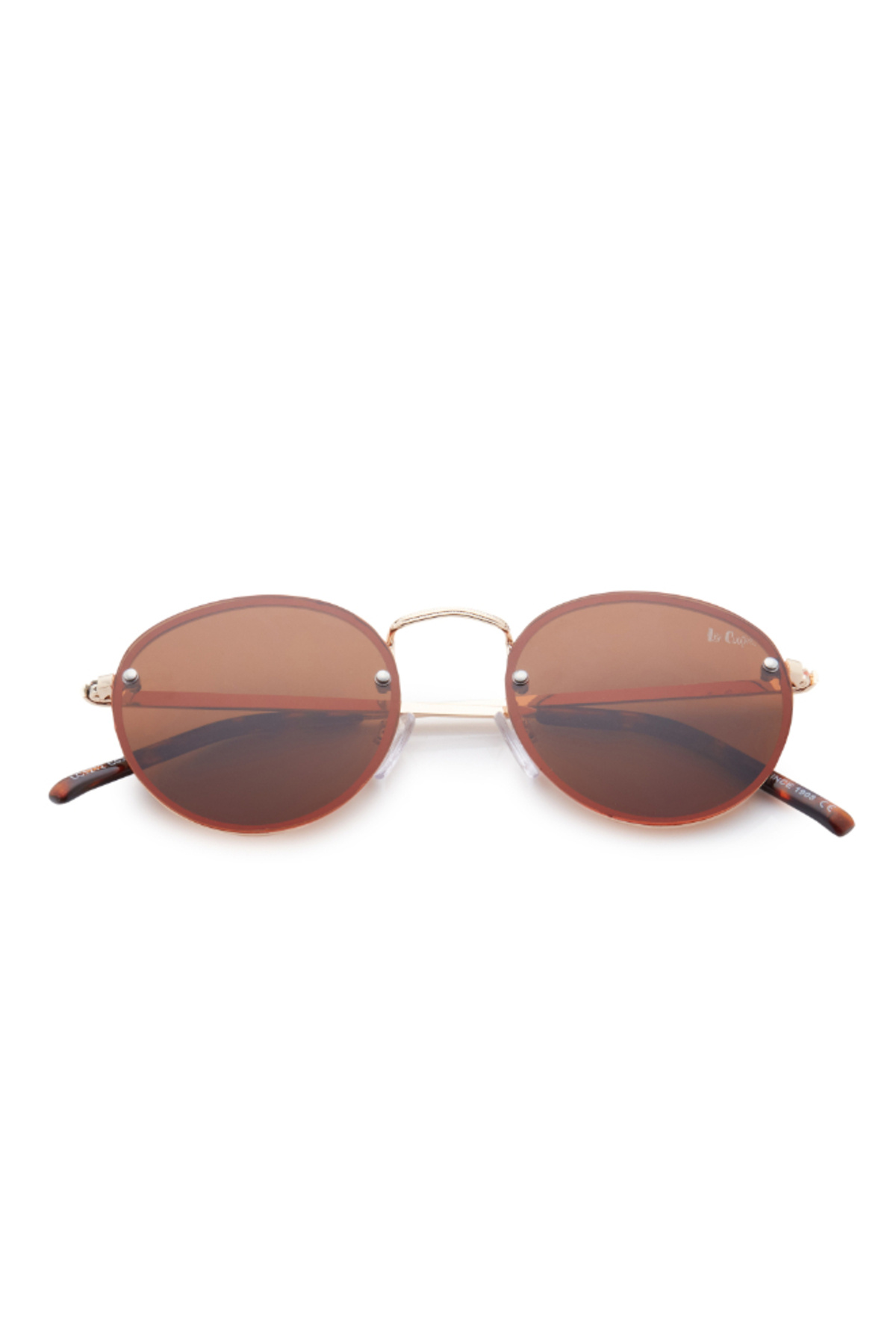 Lee Cooper-Polarized Sunglasses Gold Frame Brown Mirror Lens 53mm - LC1212C01 5