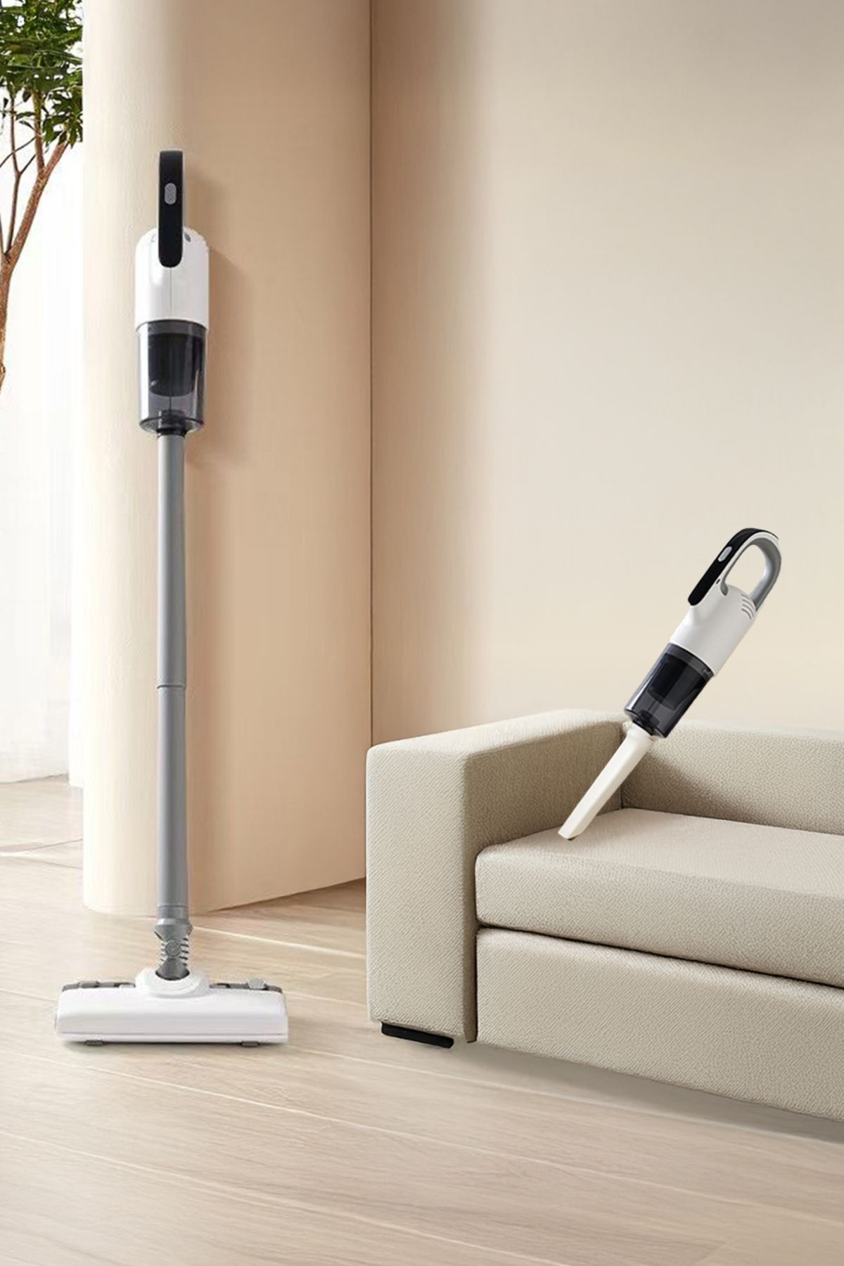 ROBO Islak Kuru Şarjlı Dikey Süpürge Yedek Mop