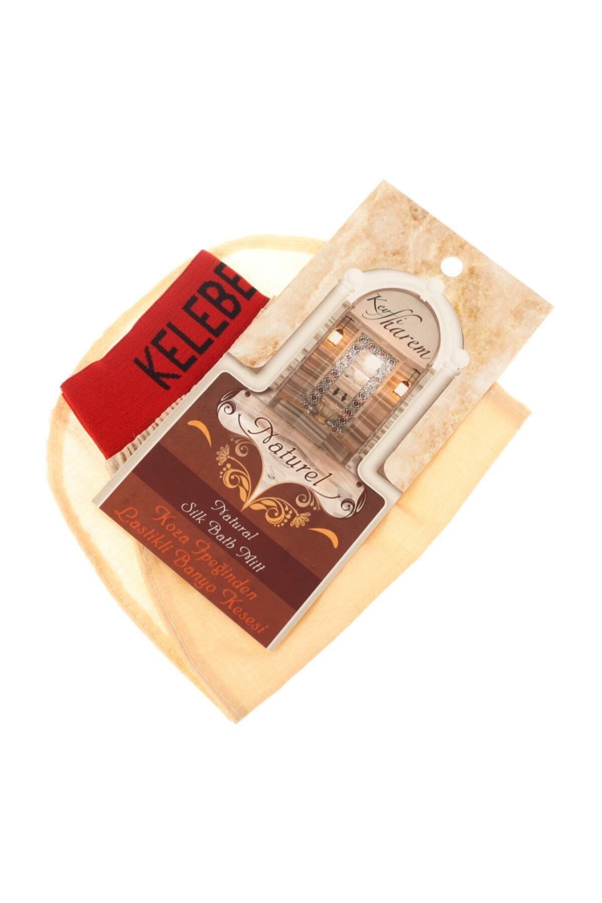 Cosy Club Shop Koza Ipeğinden Lastikli Hamam Ve Banyo Kesesi