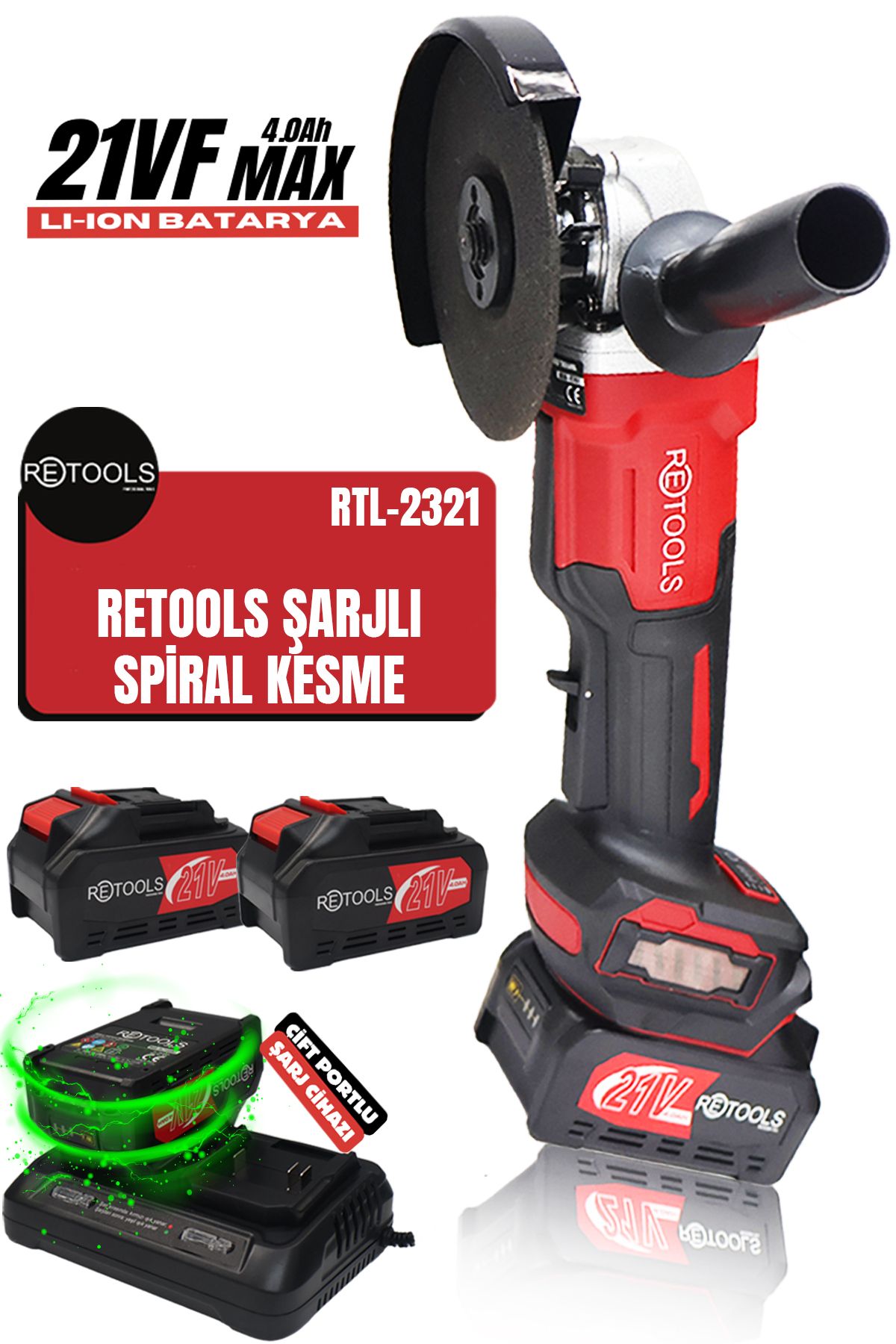 RETOOLS KIRMIZI KABARTMALI SPİRAL