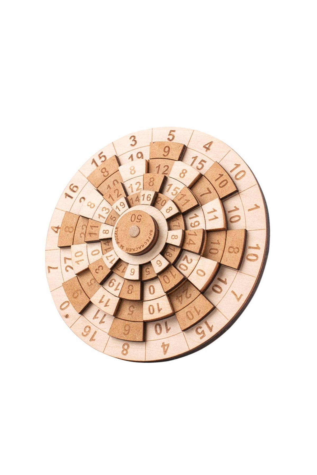 OEM Puzzle 3d Din Lemn, Matematica, 12.7 Cm X 12.7 Cm, Instrument Educational Excelent - One Size