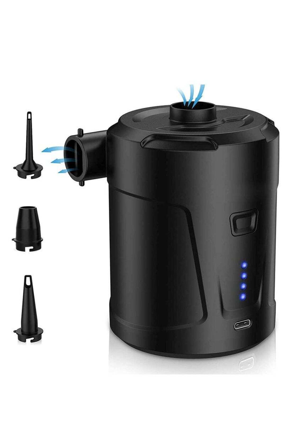 fulina-Electric Air Pump,with 3 Detachable Nozzles,Portable Compact Size &Powerful Pressure,for Inflatables 1