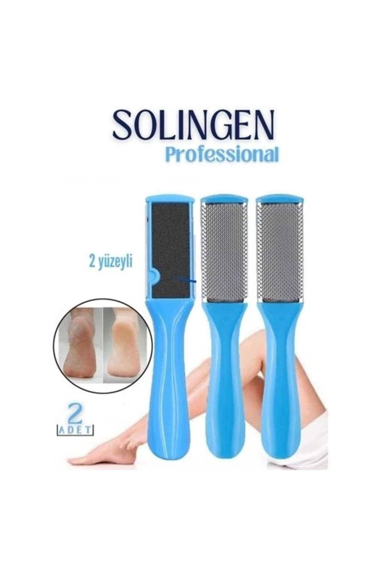 STOREMAX Topuk Rendesi ve Törpü 2 li Set Solingen Professional