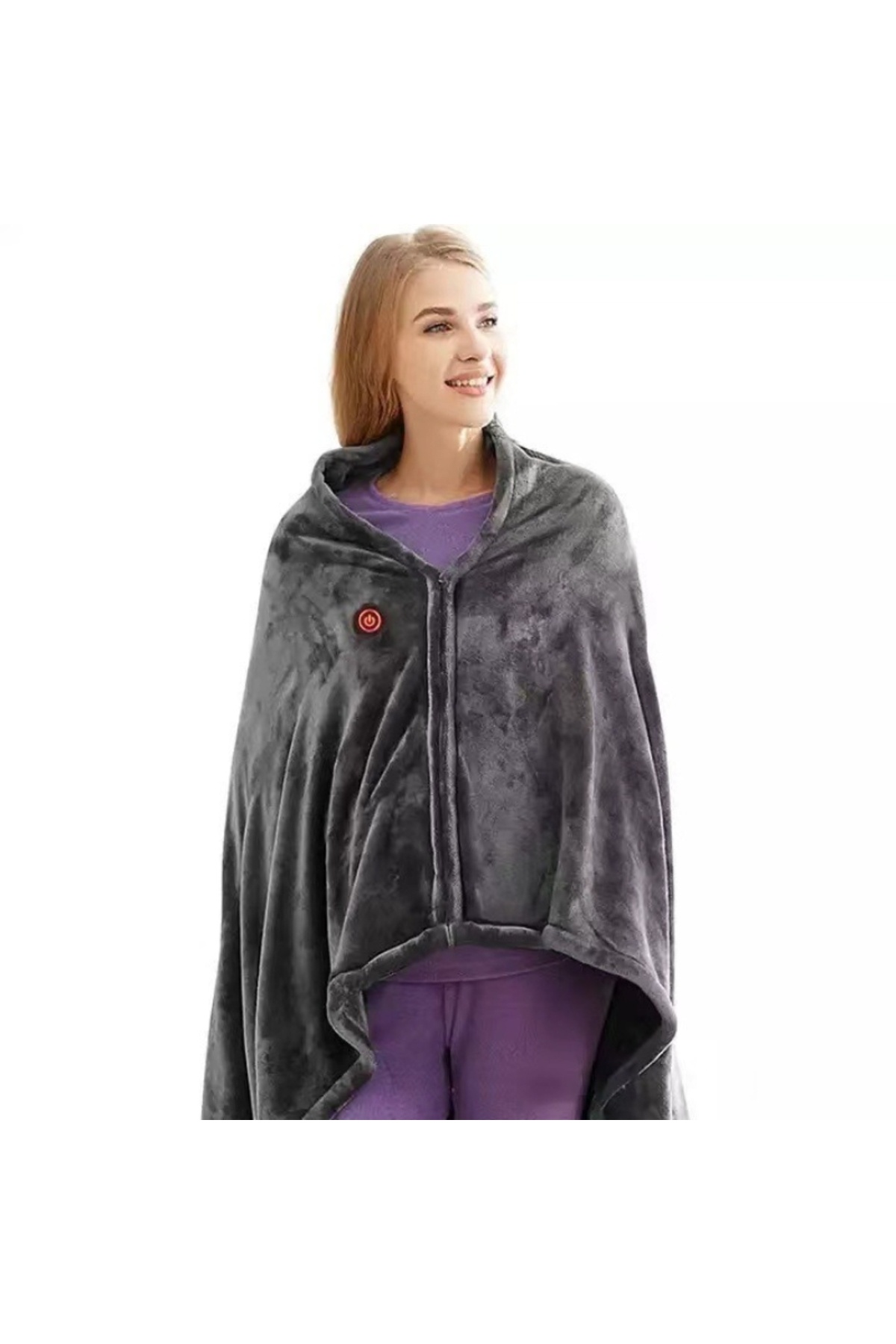 OEM Patura Cu Incalzire Electrica, Warm & Cozy, Gri, 150 X 80 Cm, Control Temperatura - 80 x 150