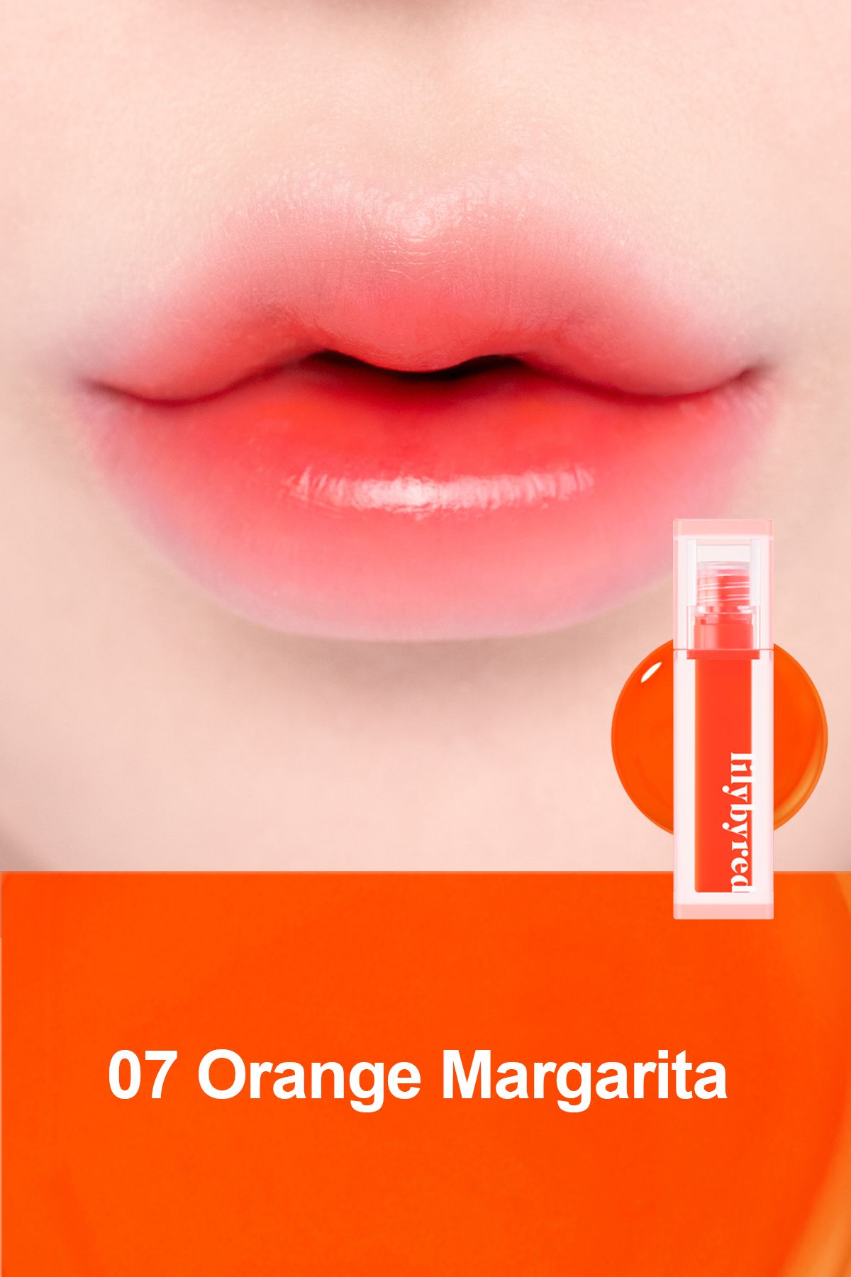 lilybyred Juicy Liar Water Tint / Uzun Süre Kalıcı Parlak Nemli Görünüm Tinti - 07 Orange Margarita