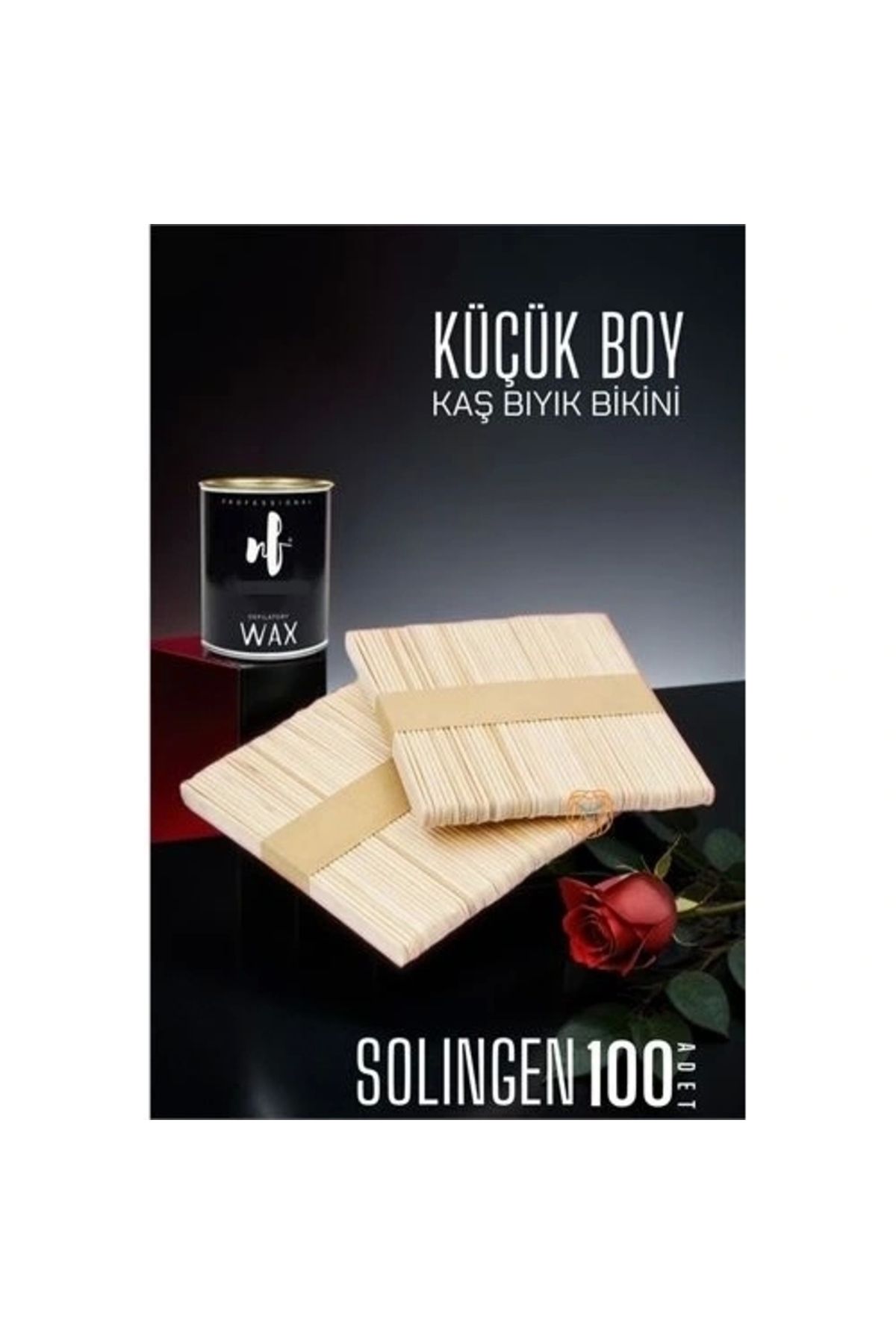 STOREMAX Ağda Spatulası Solingen Küçük Boy 100 ADET