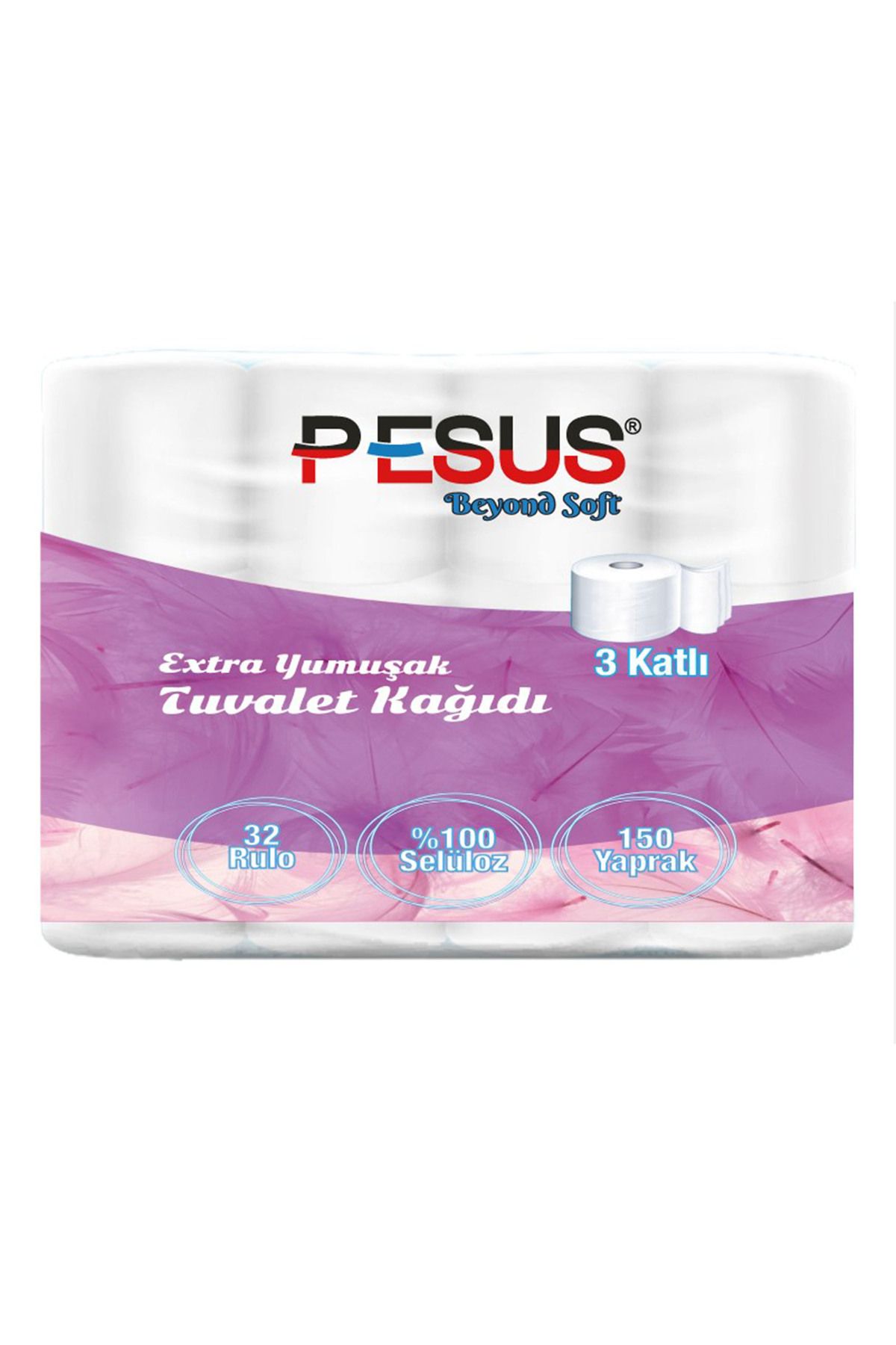 PESUS Beyond Soft 3 Katlı Tuvalet Kağıdı 32'li Paket
