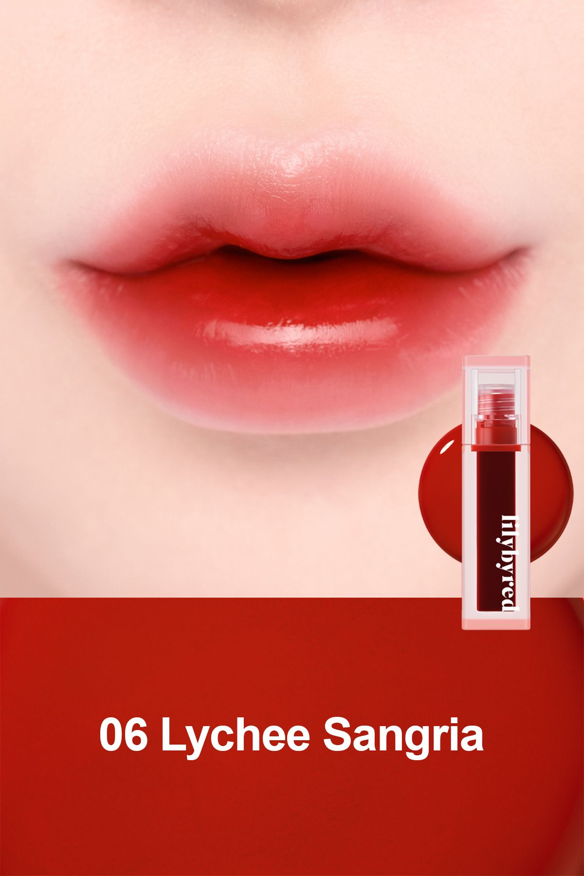 lilybyred Juicy Liar Water Tint / Uzun Süre Kalıcı Parlak Nemli Görünüm Tinti - 06 Lychee Sangria