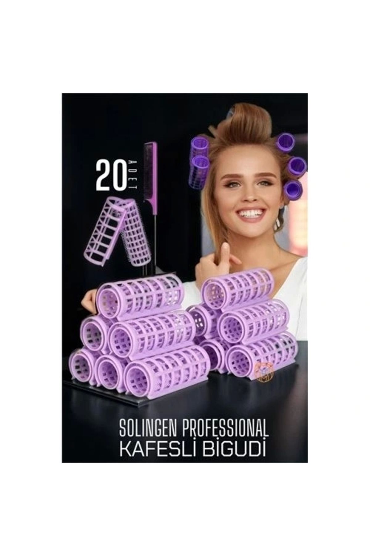 STOREMAX Kafes Gece Bigudisi 2.5 cm 20 Adet Solingen Professional