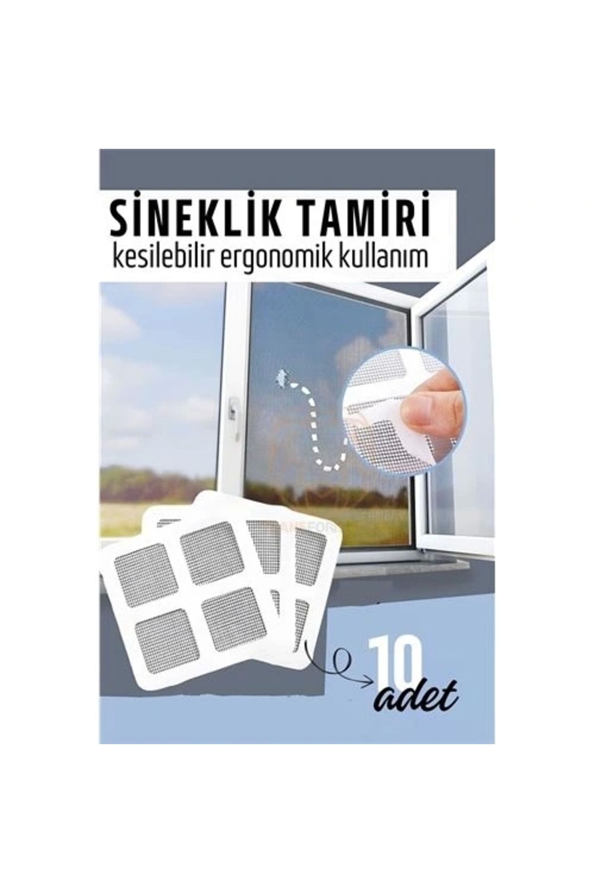 STOREMAX Sineklik Tamir Bandı 10 ADET 10 x 10 cm