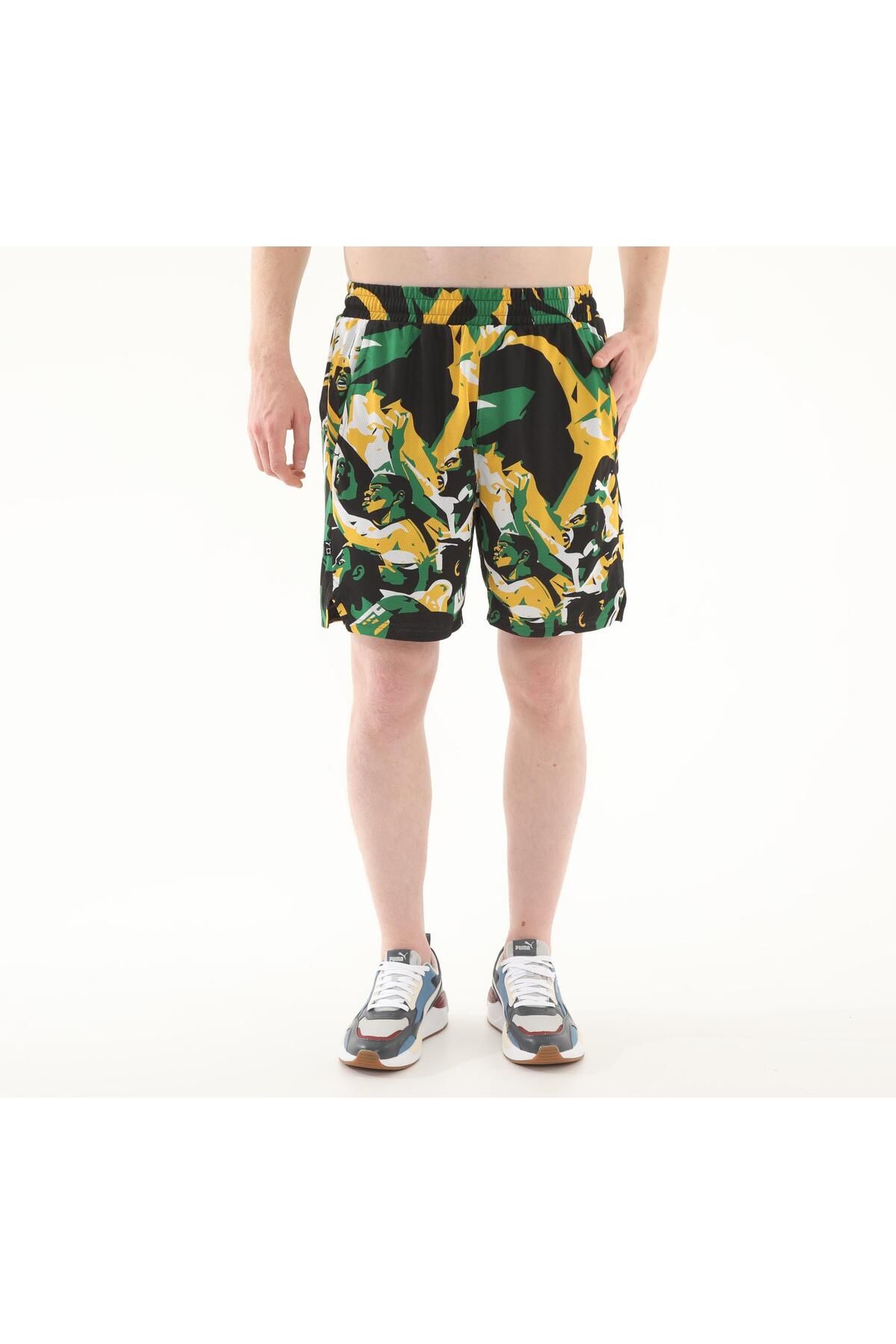 Puma 685444-01 Puma Rival Rage Aop Short Erkek Şort Ve Kapri Siyah