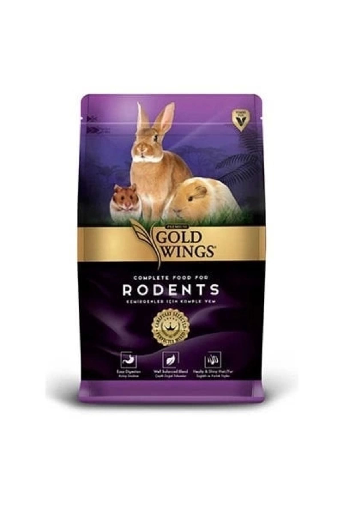 YNT İthalat Gold Wings Premium Kemirgen Yemi 1 Kg