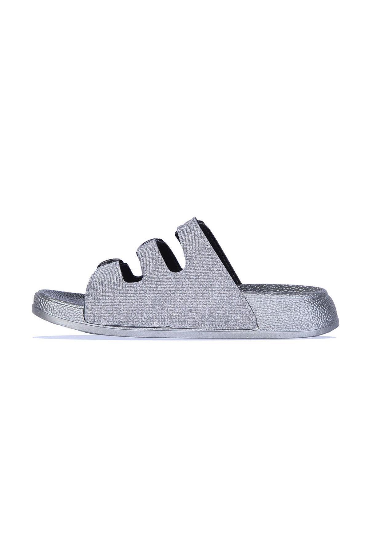 Pienn-3 Buckle Glitter Women's Flat Slippers 2