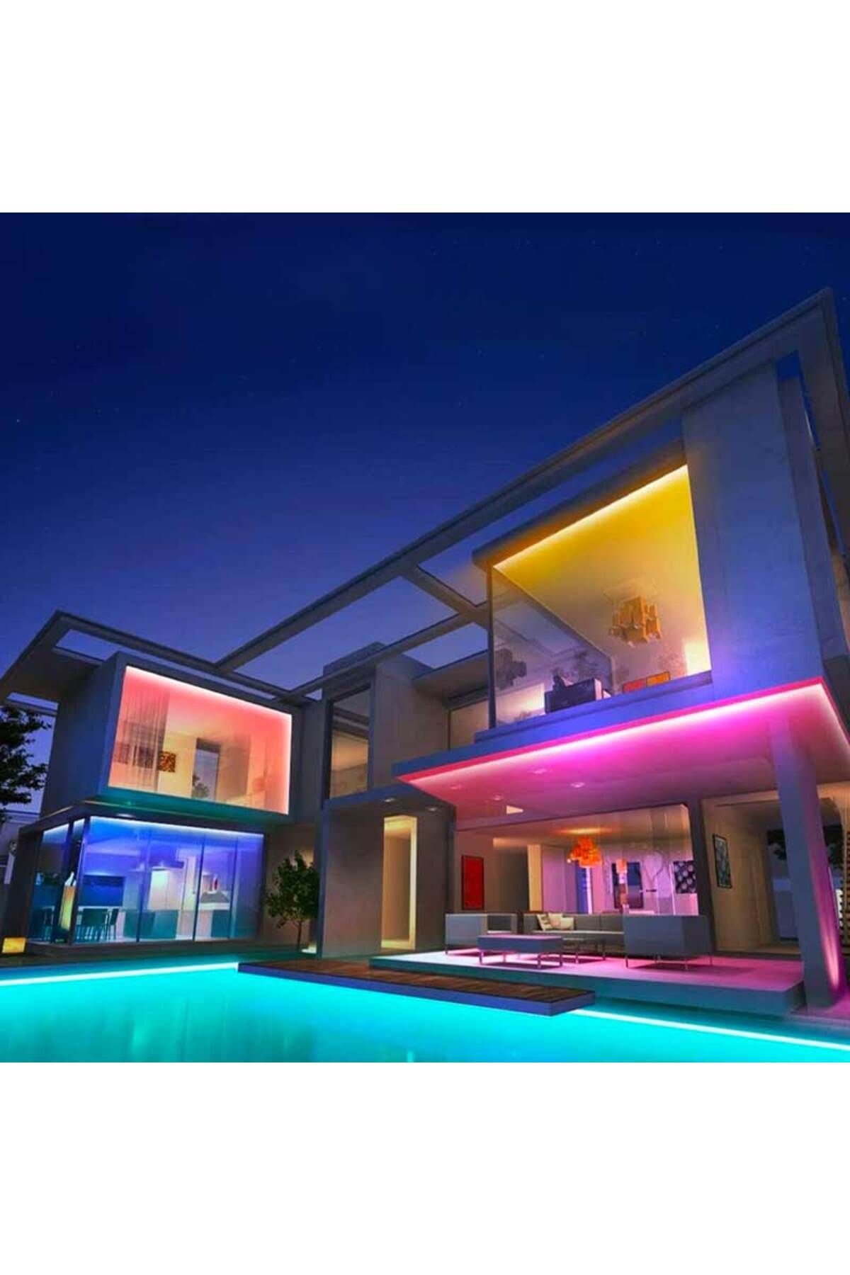 CLASSLIGHTS-Bandă LED Cob 576 LED/m - Iluminat RGB, Exterior IP67 - Rolă de 5 Metri, Electroaz 3