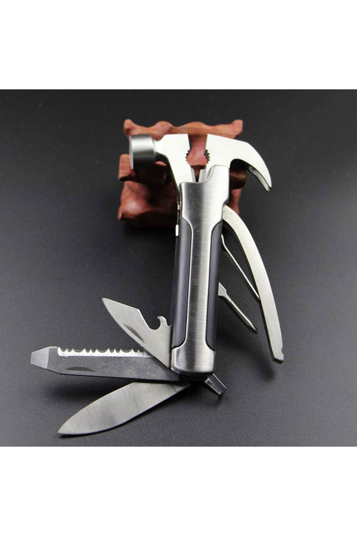 OEM-12 in 1 multi-function tool, built from aluminum and steel, solid, portable, super versatile 7