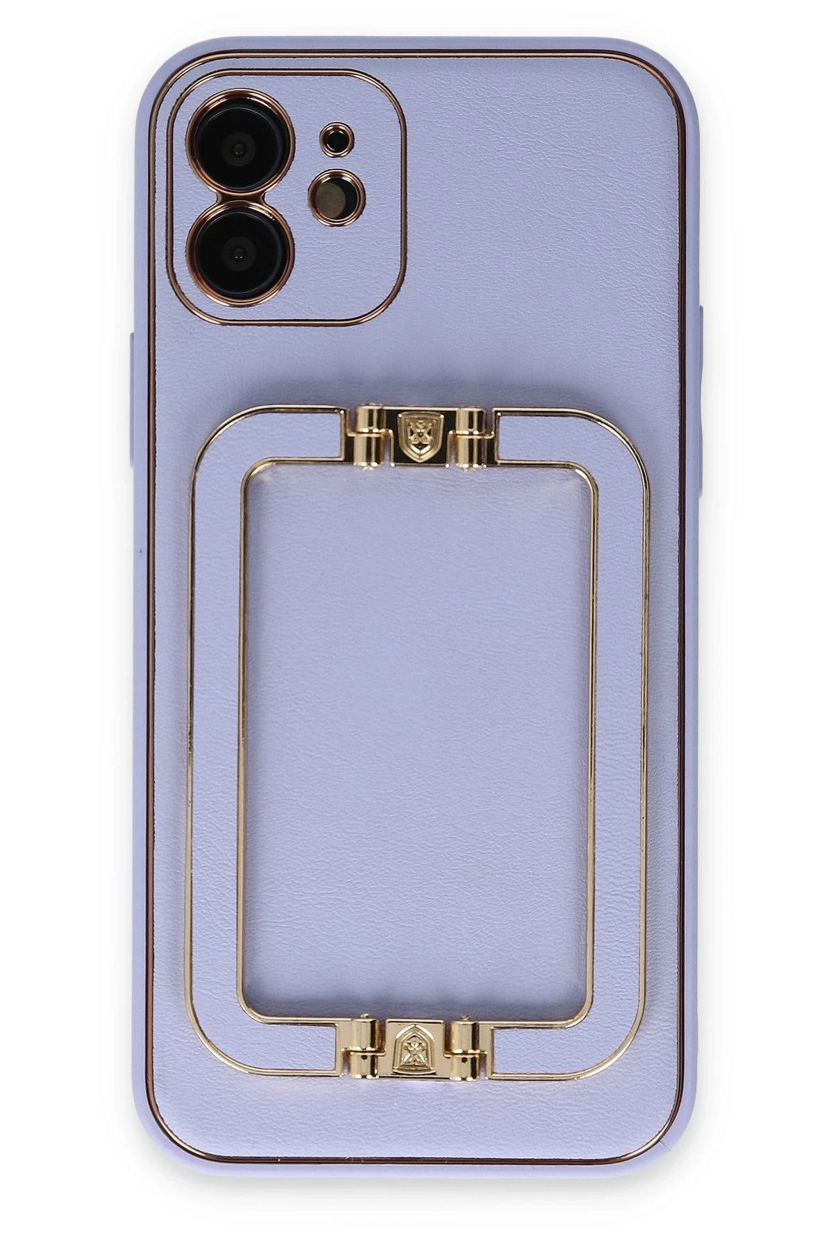 NewFace iPhone 12 Kılıf Coco Elit Kapak - Lila HNZRN