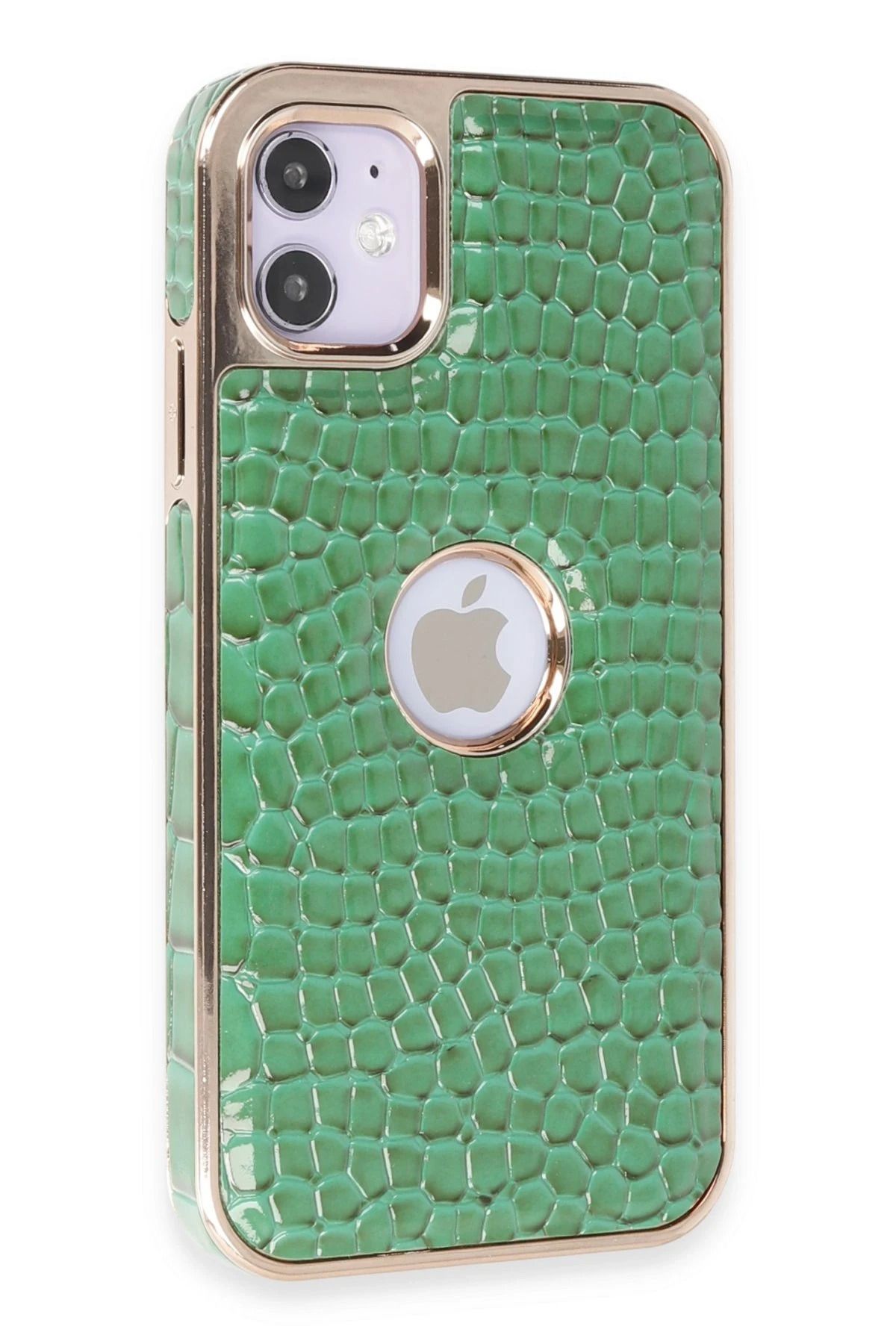 NewFace iPhone 11 Kılıf Snake Kapak - Koyu Yeşil NRMSA