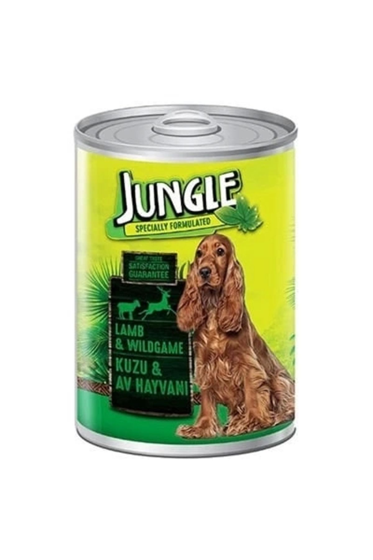 YNT İthalat Jungle Kuzu Etli ve Av Hayvanlı Yetişkin Köpek Konservesi 415 Gr