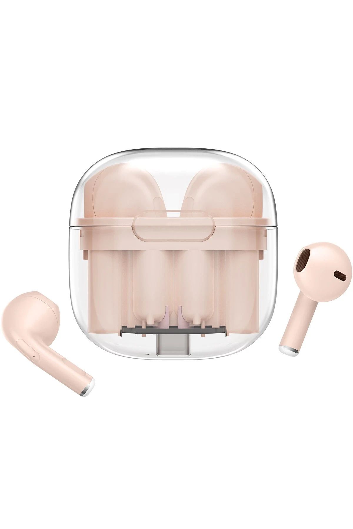 NewFace LS-09 Bluetooth 5.3 TWS Kablosuz Kulaklık - Pembe FERRG