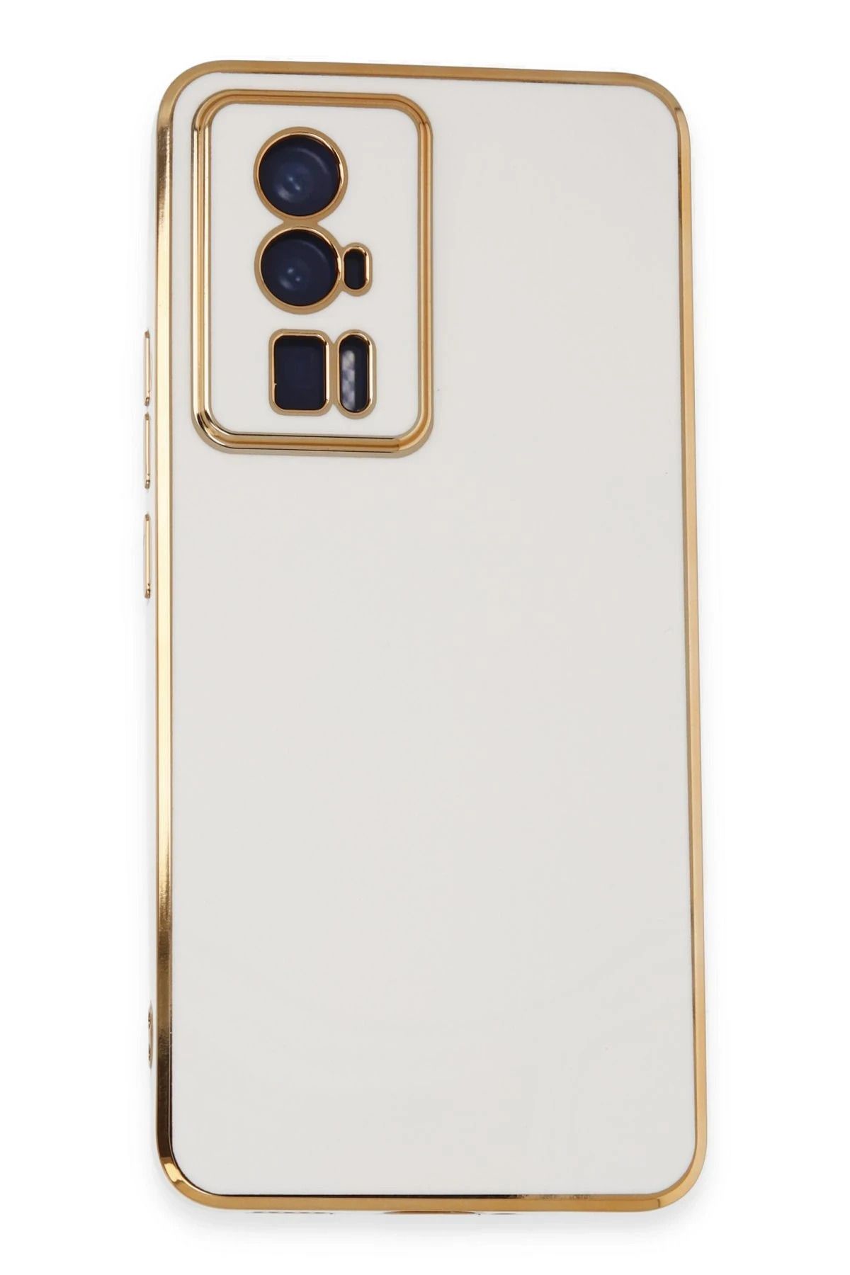 NewFace Xiaomi Poco F5 Pro Kılıf Volet Silikon - Beyaz JOJUA