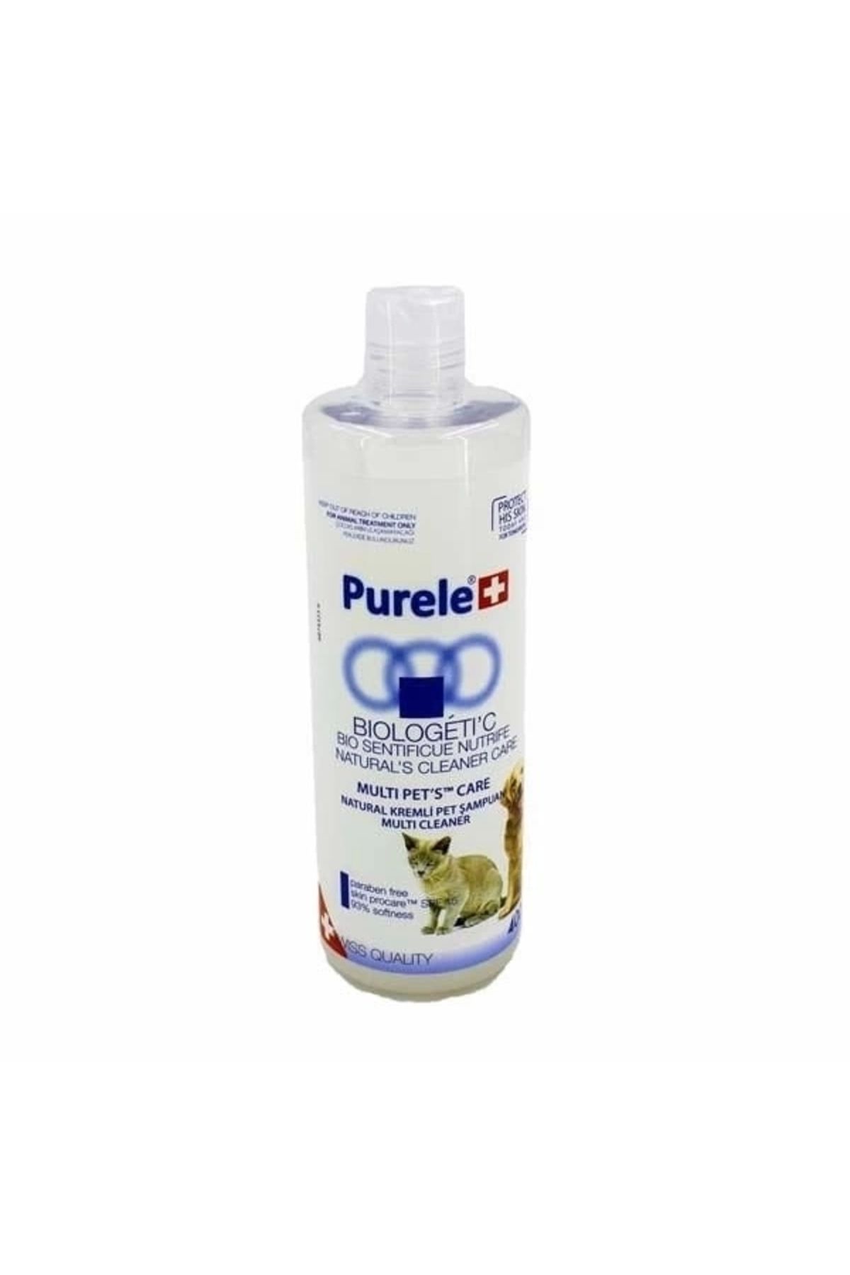 YNT İthalat Purele Kedi ve Köpek Kolay Tarama Tüy Bakım Şampuanı 400 Ml
