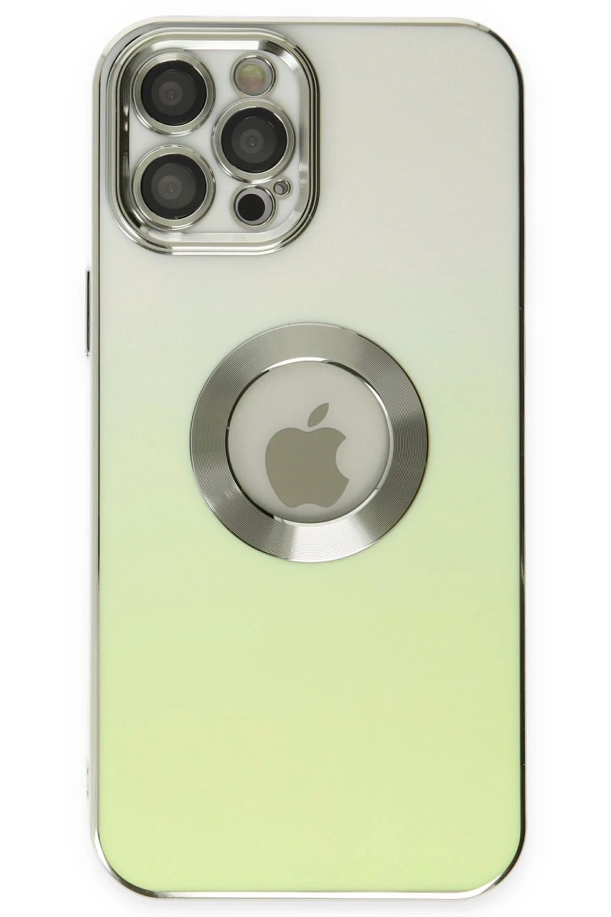 NewFace iPhone 12 Pro Max Kılıf Best Silikon - Yeşil JOJUA