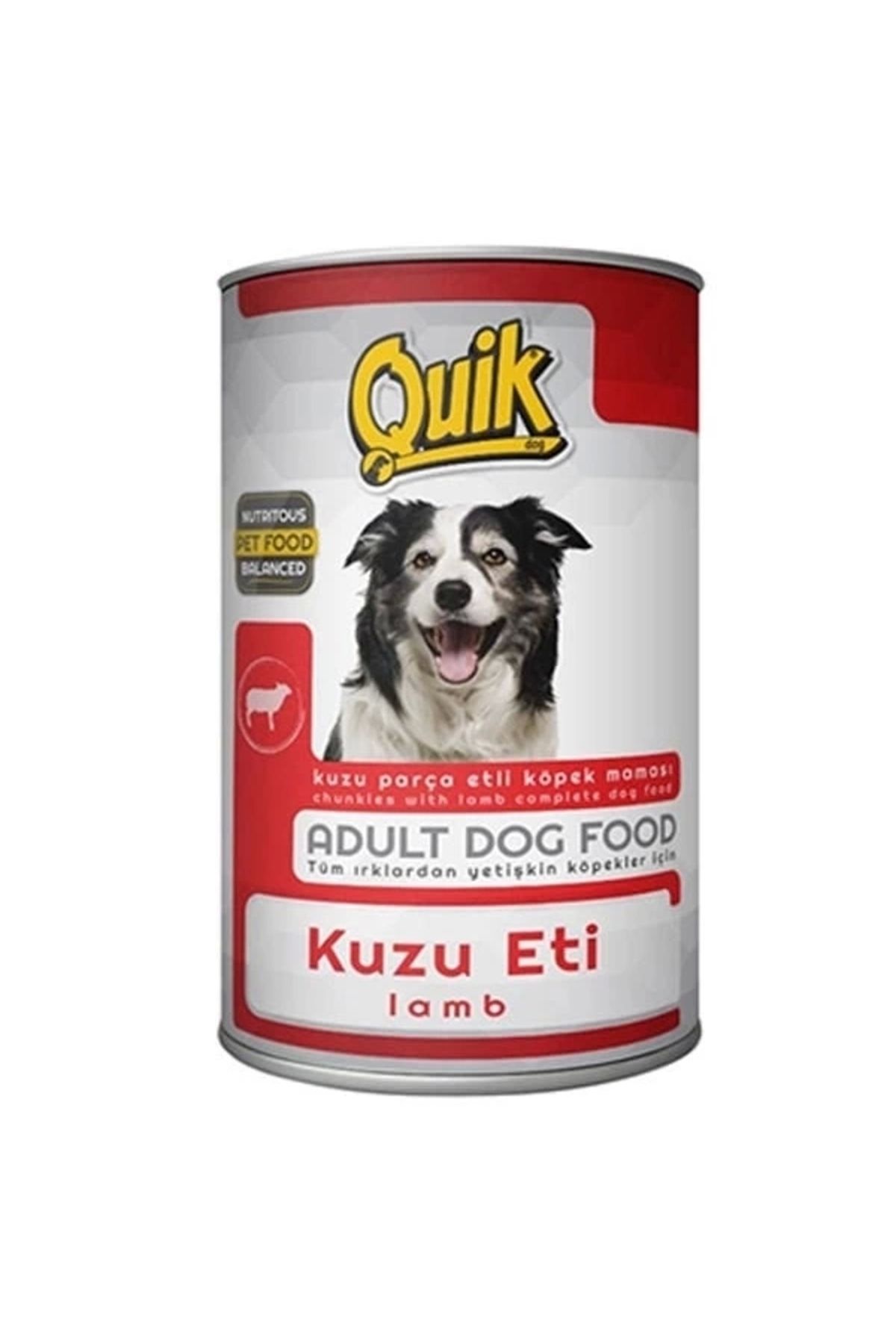 YNT İthalat Quik Kuzu Etli Yetişkin Köpek Konserve Maması 415 Gr