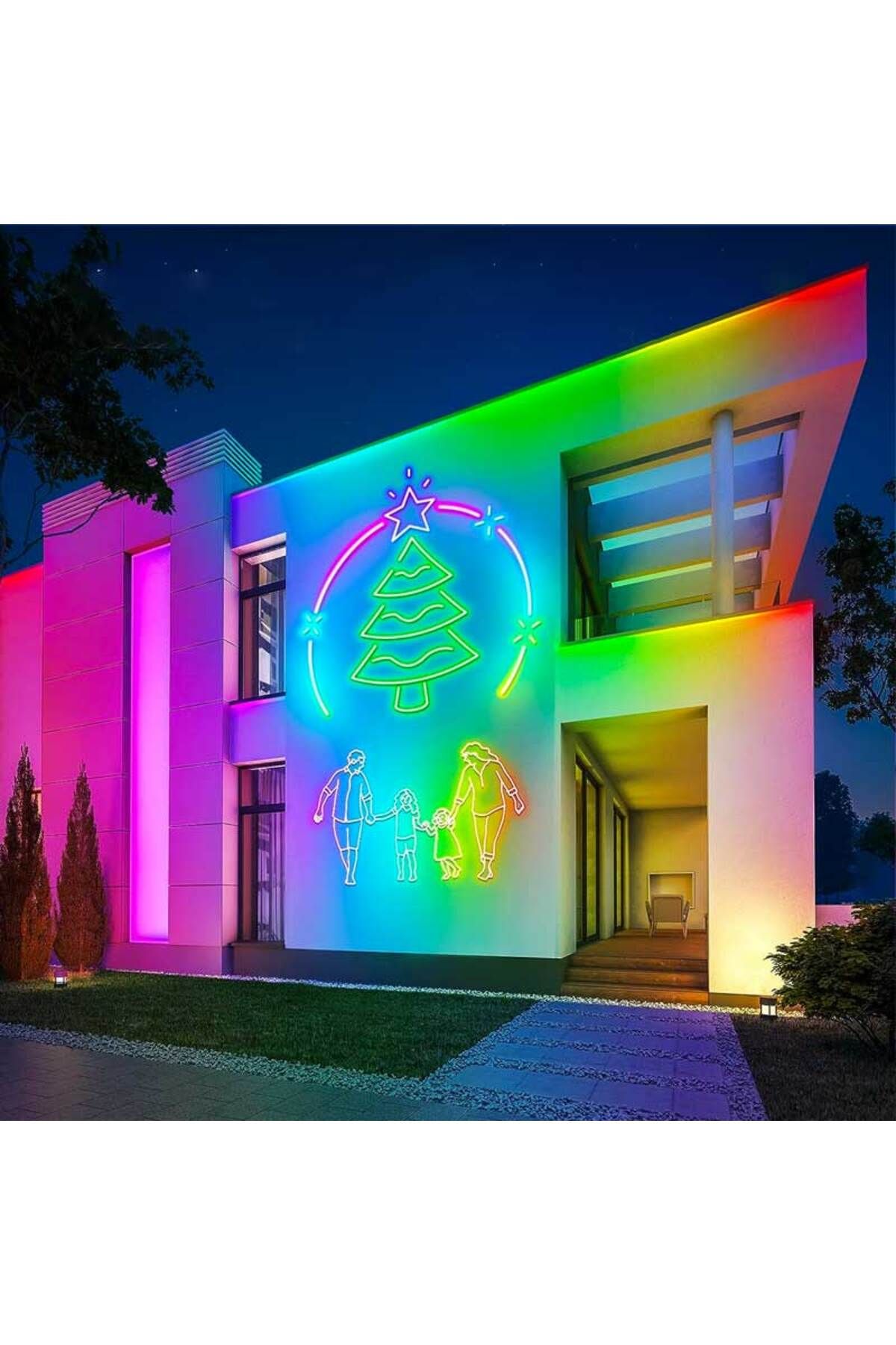 CLASSLIGHTS-Bandă LED Cob 576 LED/m - Iluminat RGB, Exterior IP67 - Rolă de 5 Metri, Electroaz 4