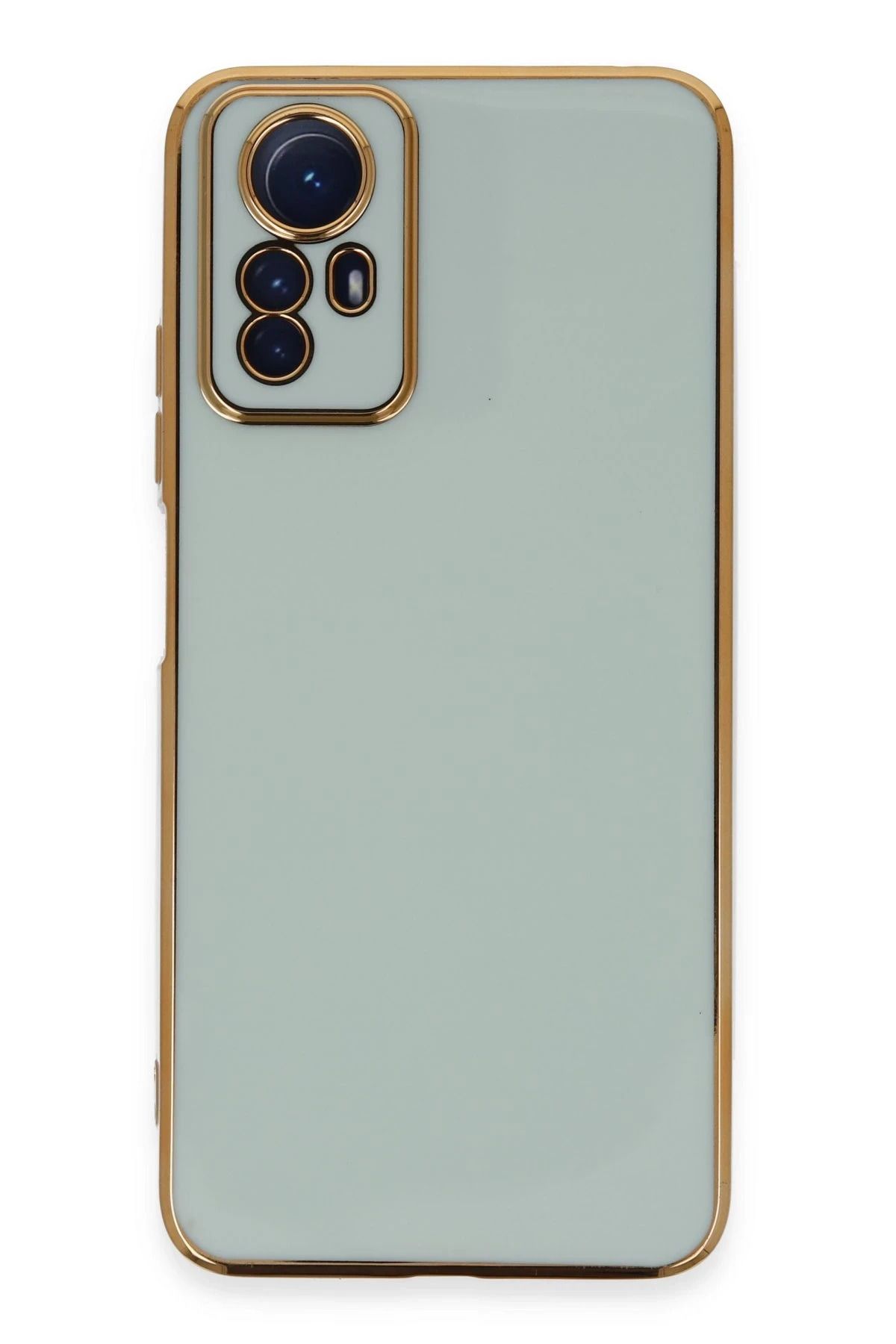 NewFace Xiaomi Redmi Note 12S Kılıf Volet Silikon - Açık Yeşil JOJUA