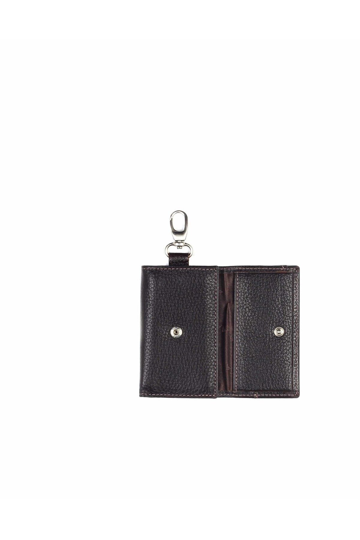 Aka-Brown Leather Keychain - 005 4 Model 2