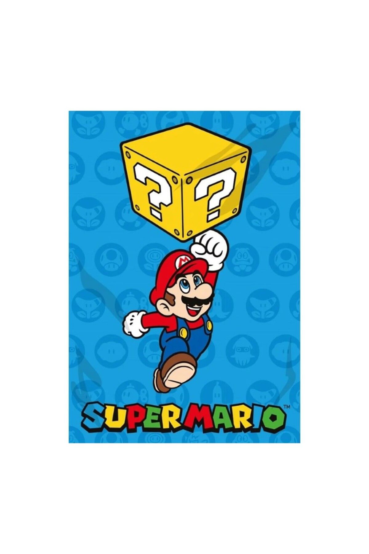 Disney Patura Polar, 100x140 Cm, Multicolor, Super Mario - One Size
