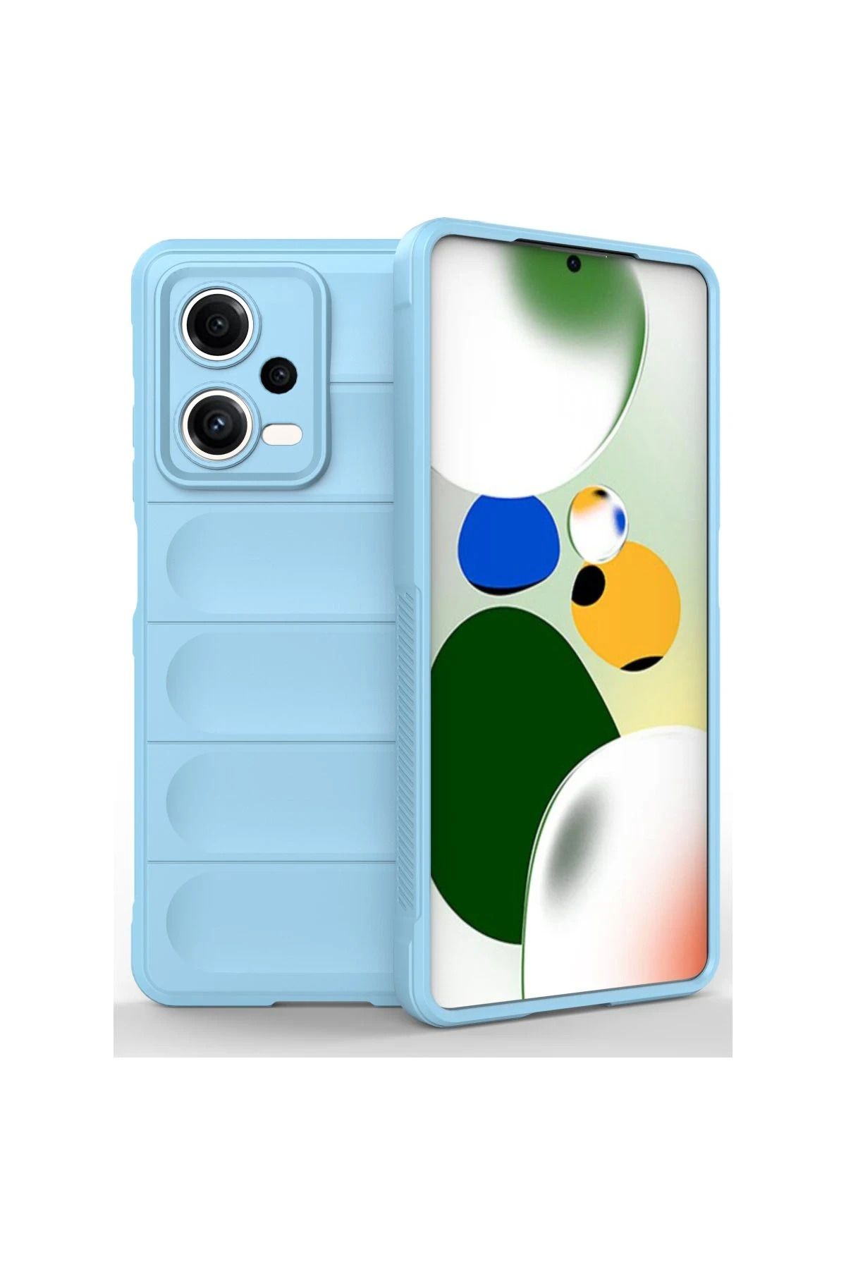 NewFace Xiaomi Poco X5 5G Kılıf Optimum Silikon - Sky Blue BSTMY