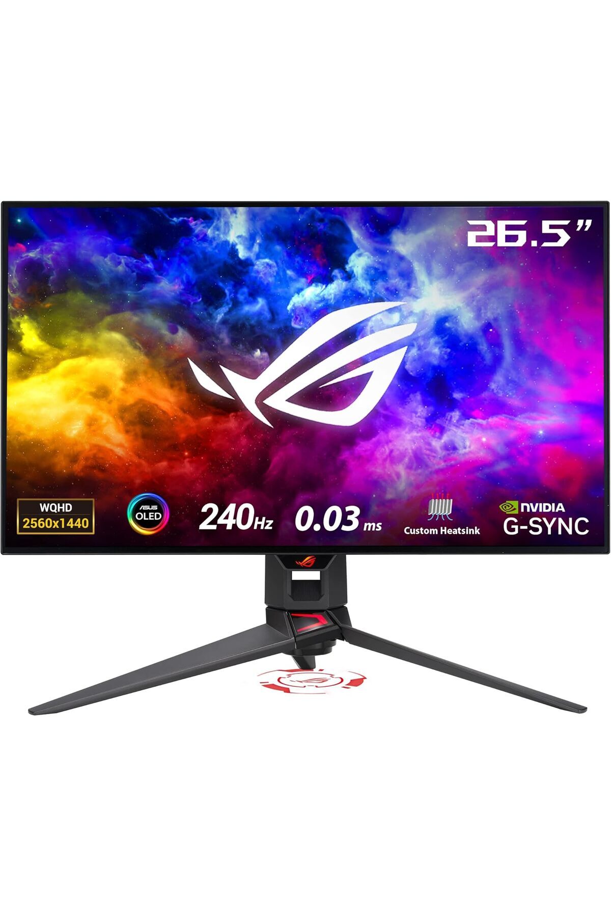 ASUS ROG Swift PG27AQDM 27" 0.03 ms 2K Pivot 240 Hz OLED Oyuncu Monitörü (outlet) Televizyon