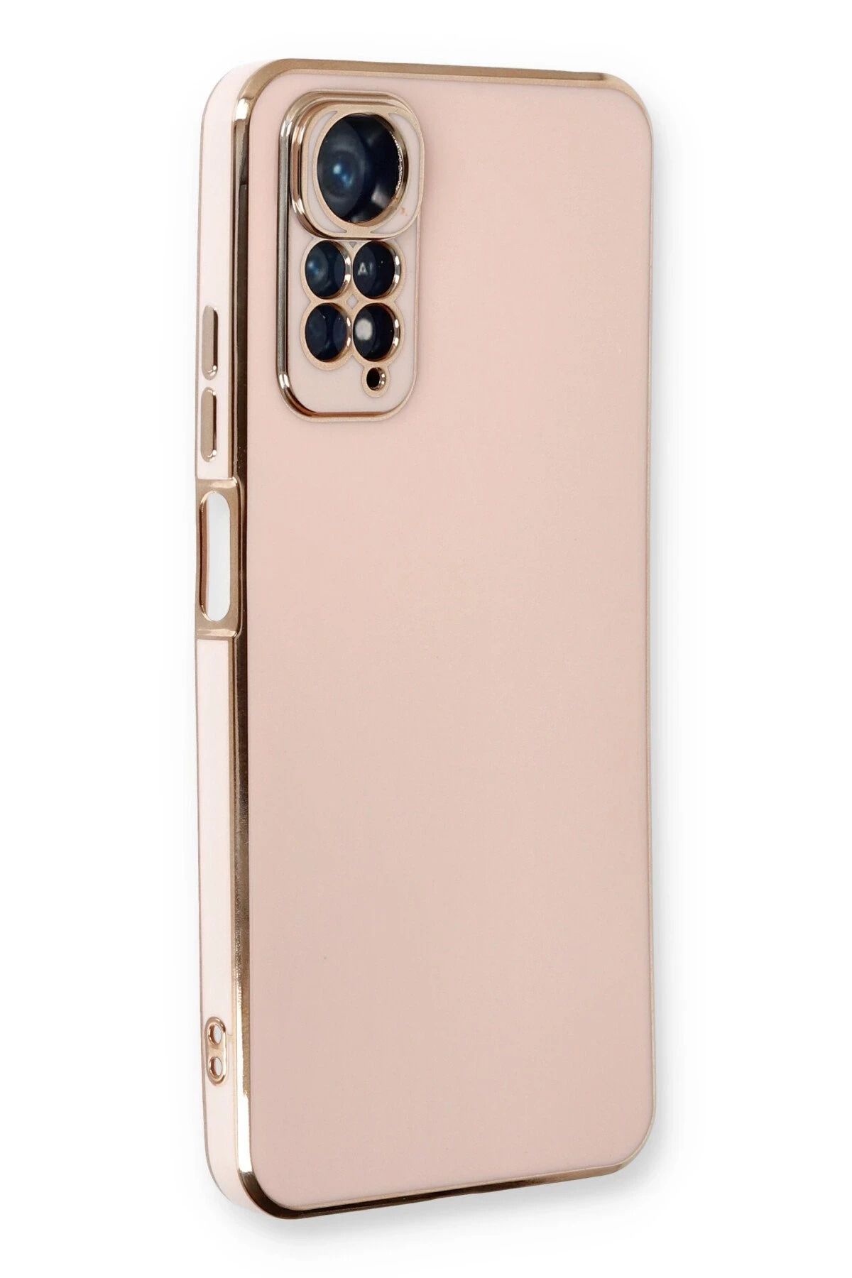 NewFace Xiaomi Redmi Note 11 Kılıf Volet Silikon - Pembe YNSMR