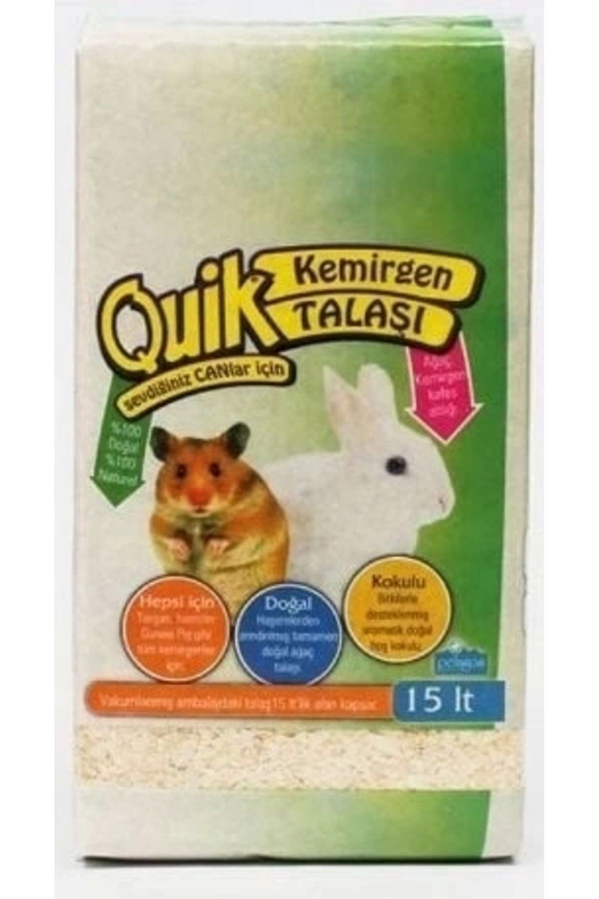 YNT İthalat Quik Kemirgen Talaşı 15 Lt