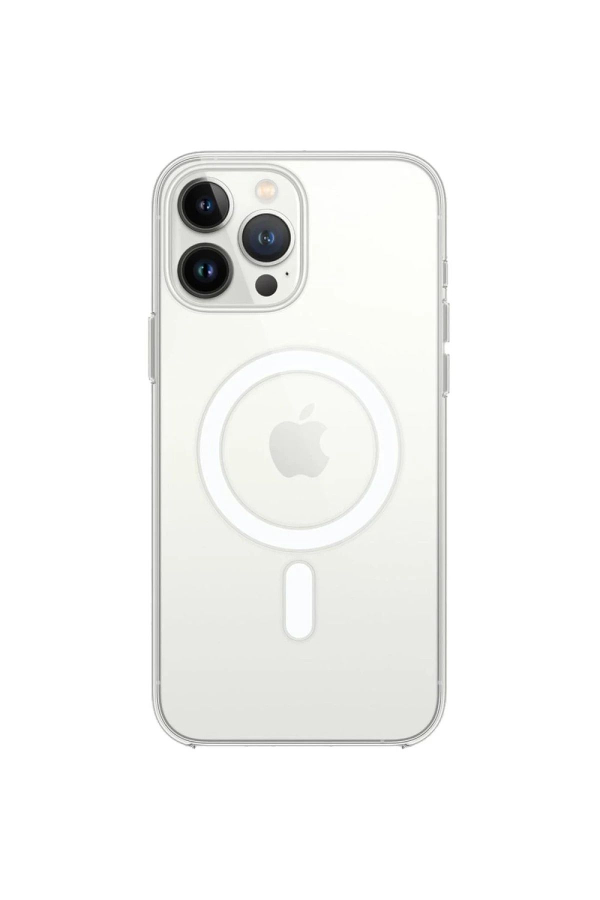 NewFace iPhone 12 Pro Kılıf Pc Real Magsafe Kapak - Şeffaf NRMSA