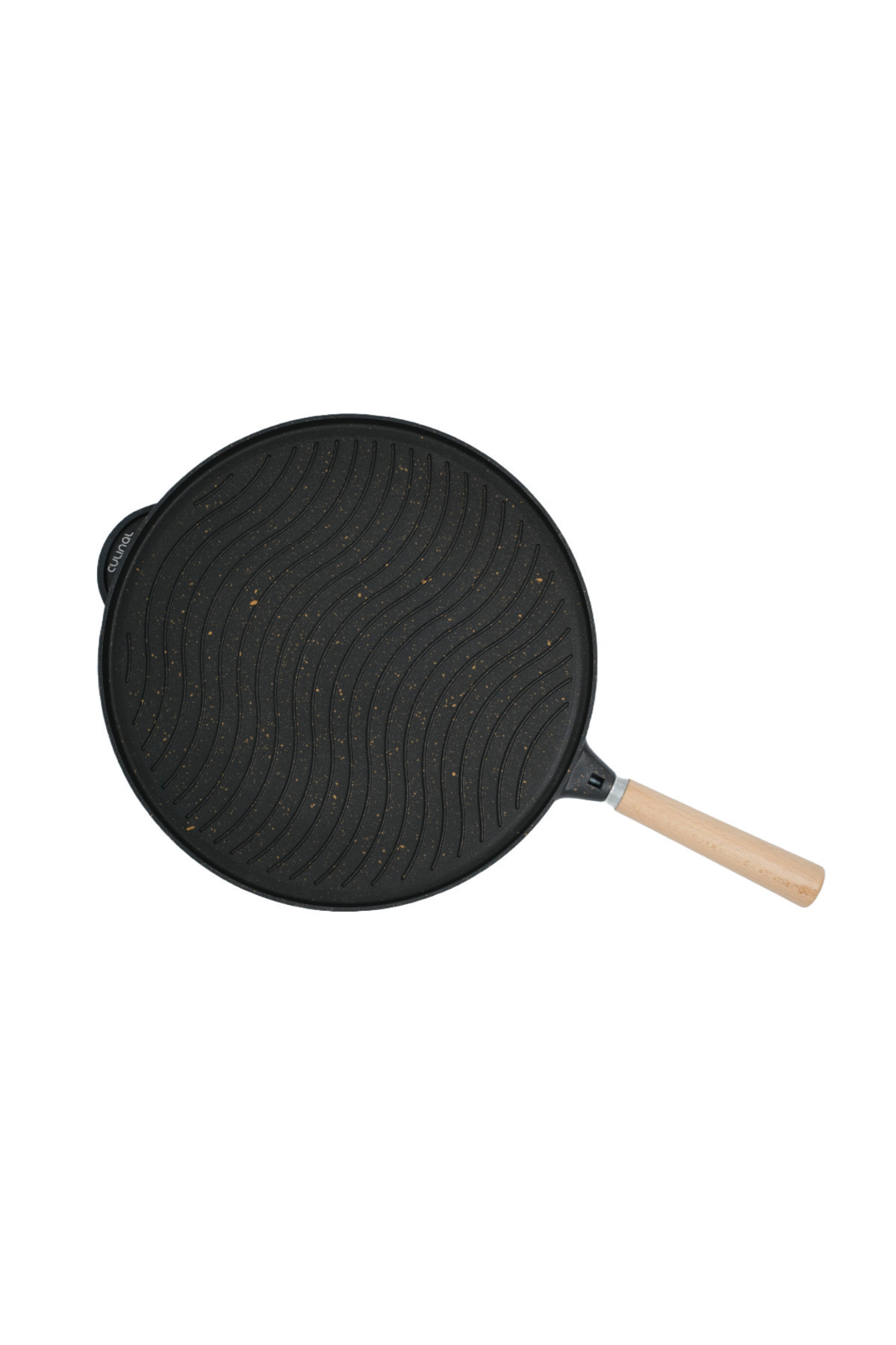 Culinal Double Sided Cast 36cm Flatbread Pizza Grill Pan