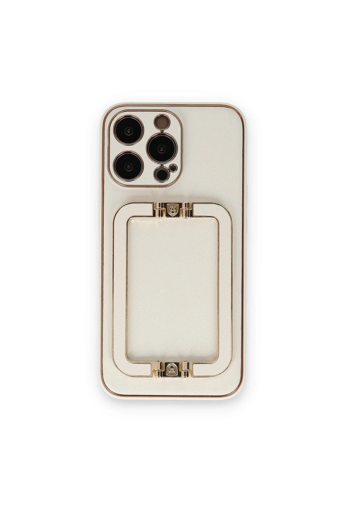 NewFace iPhone 14 Pro Kılıf Coco Elit Kapak - Beyaz FERRG