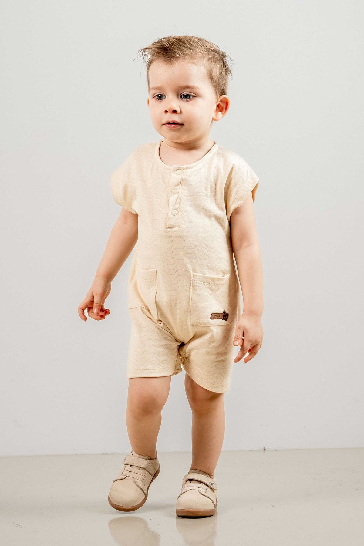 bombe-Baby Kids Cotton Comfortable Jumpsuit Salopet Trend Fashion Bottom Top Set 4