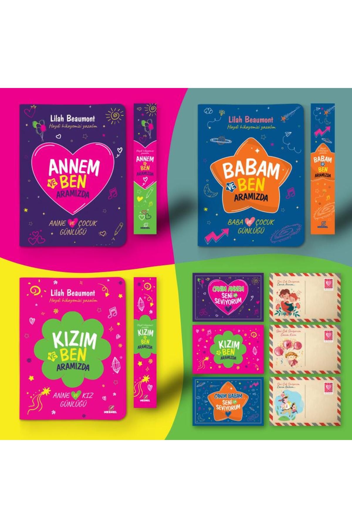 nesnel yayınlar Anne Baba ve Kız Arasında - Ayraç ve Kartpostal İlaveli