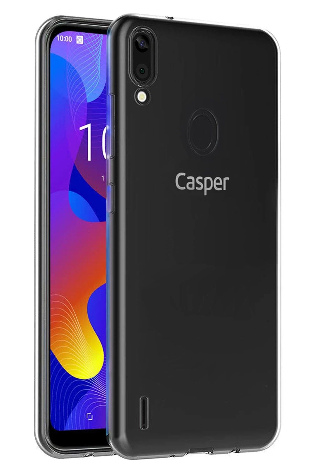 NewFace Casper Via E3 Kılıf Lüx Şeffaf Silikon - Şeffaf JOJUA