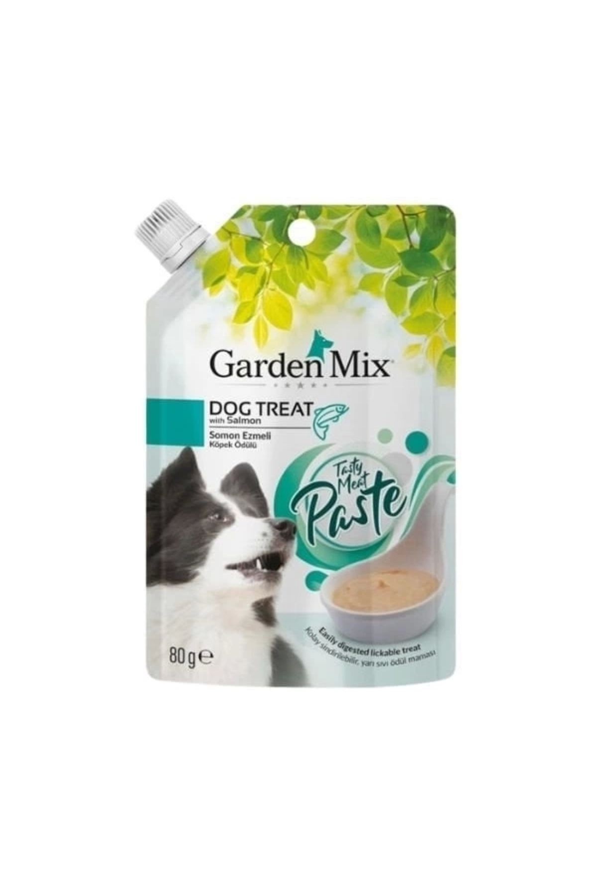YNT İthalat Garden Mix Somonlu Ezme Sıvı Köpek Ödül Maması 80 Gr